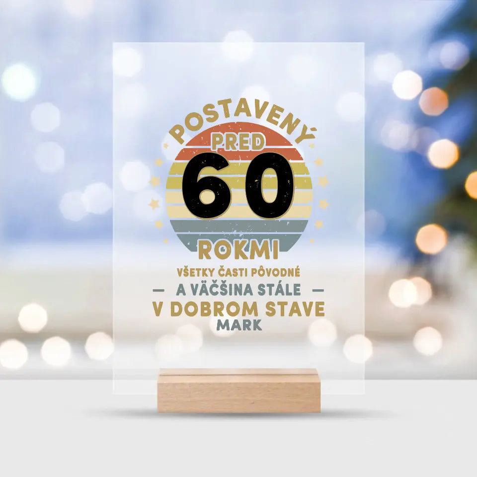 Postavený pred 60 rokmi všetky časti pôvodné a väčšina stále v dobrom stave