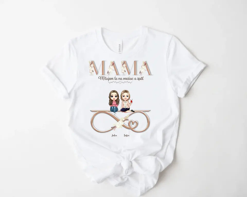 Akrylové Sklo - Milujem Ťa Na Mesiac A Späť