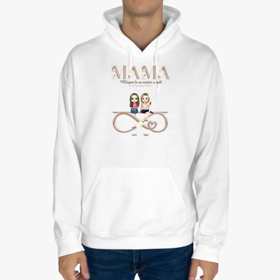 Akrylové Sklo - Milujem Ťa Na Mesiac A Späť