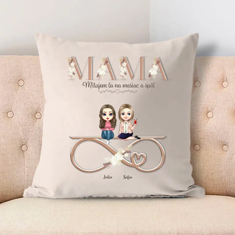 Akrylové Sklo - Milujem Ťa Na Mesiac A Späť