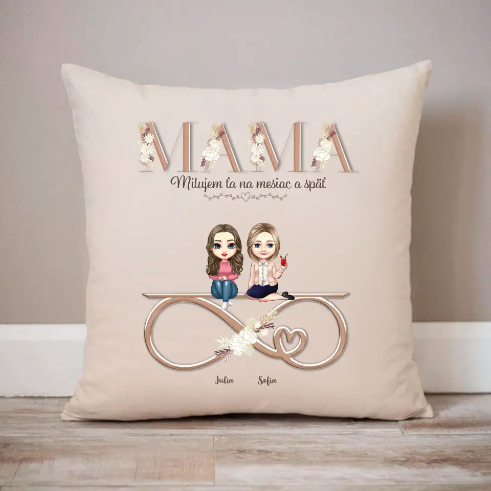 Akrylové Sklo - Milujem Ťa Na Mesiac A Späť