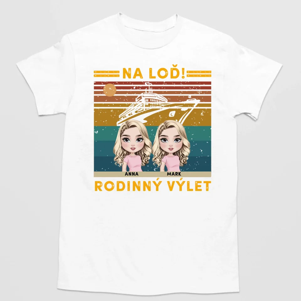 Rodinný výlet! Na loď!