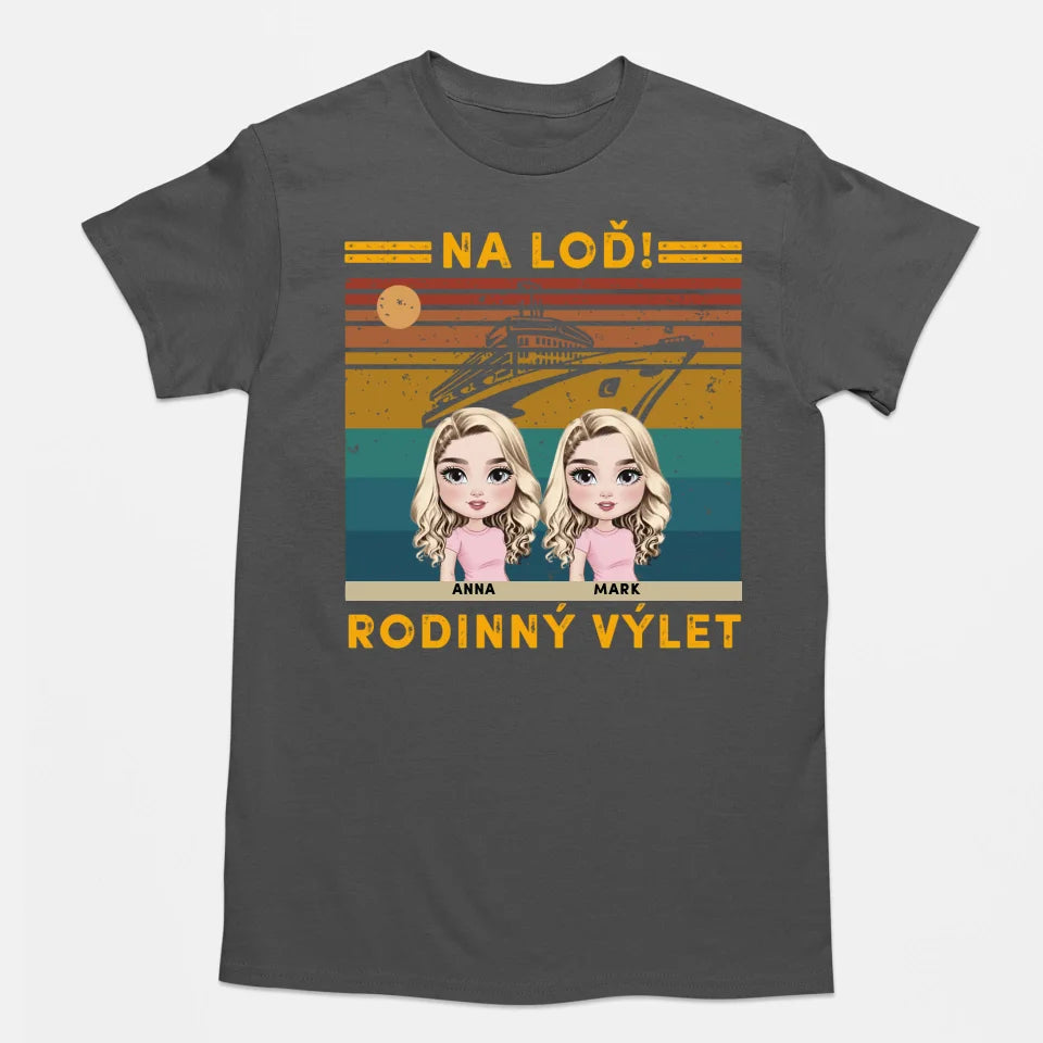 Rodinný výlet! Na loď!