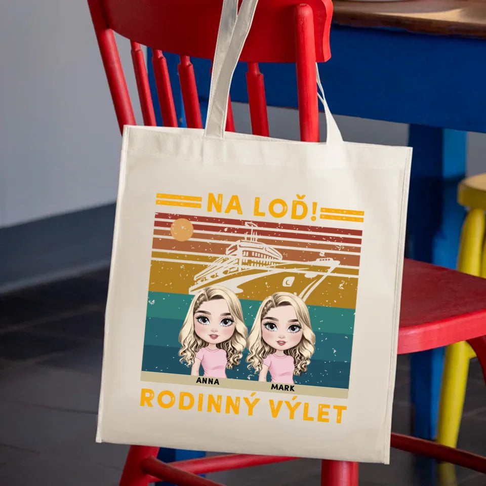 Rodinný výlet! Na loď!