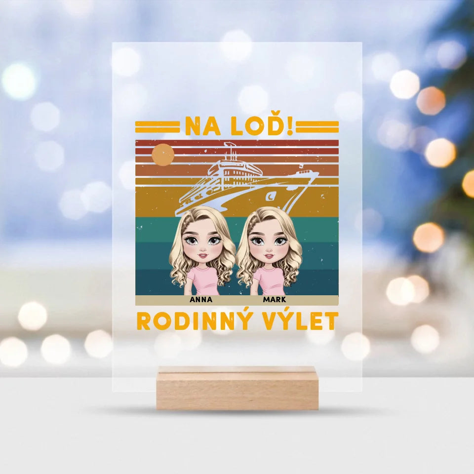 Rodinný výlet! Na loď!