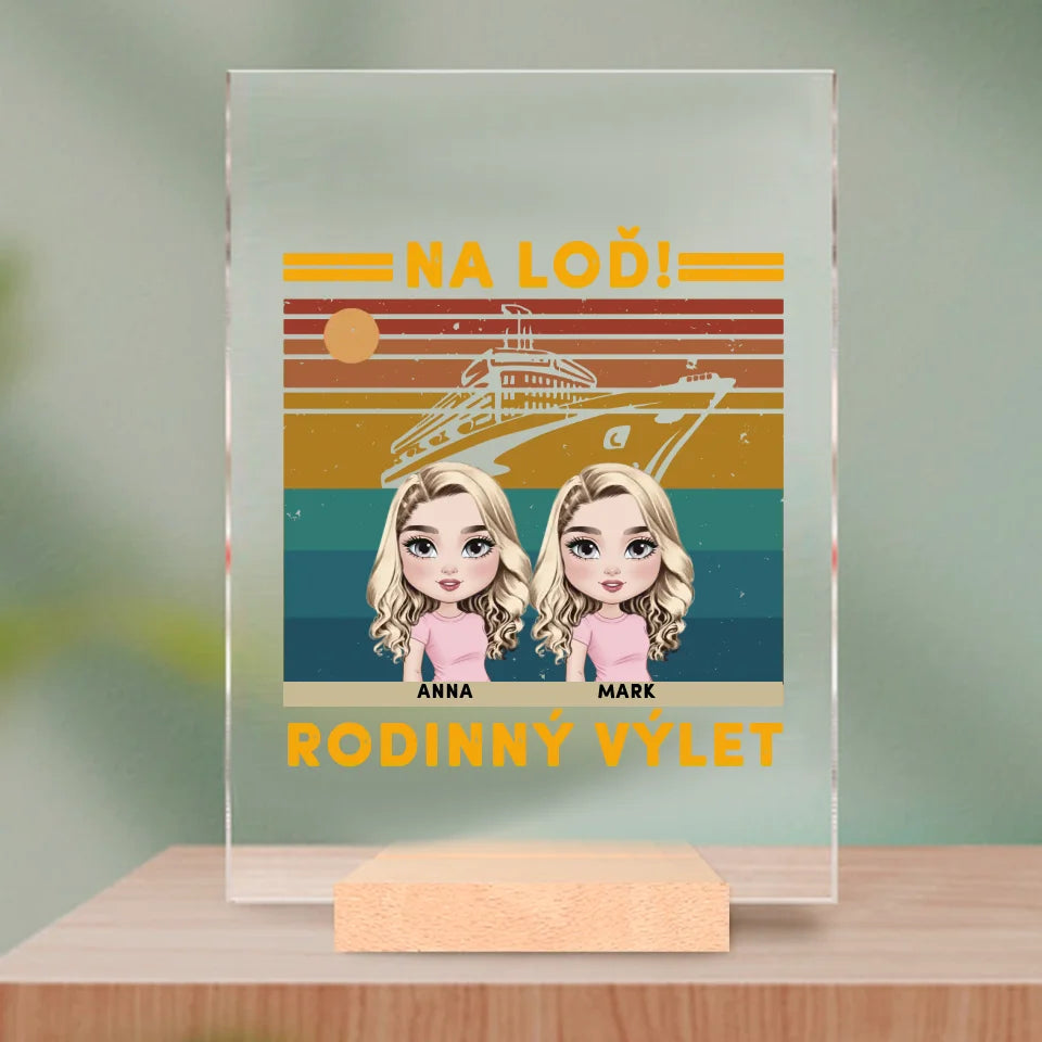 Rodinný výlet! Na loď!