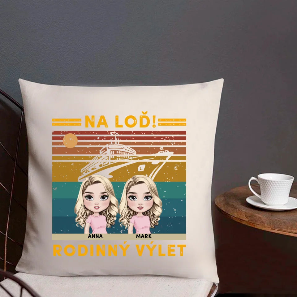 Rodinný výlet! Na loď!