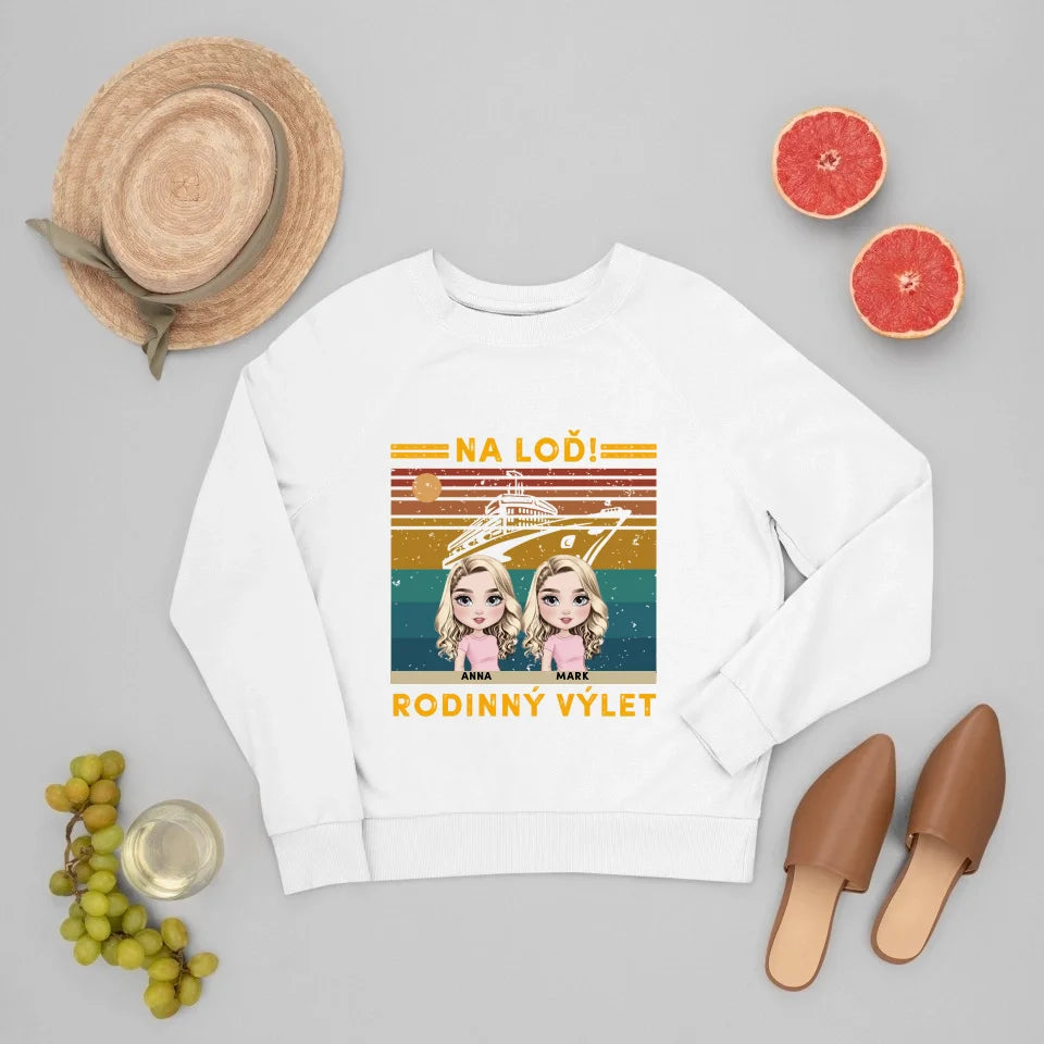 Rodinný výlet! Na loď!