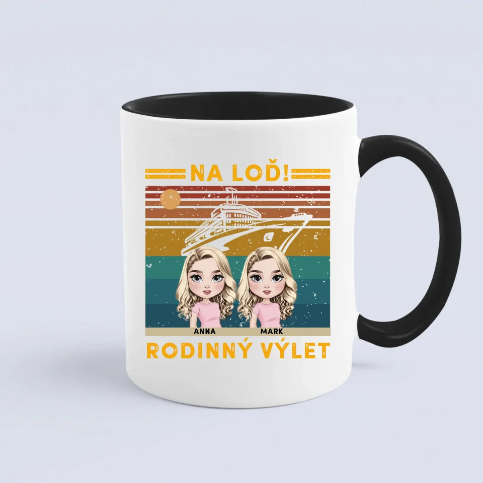 Rodinný výlet! Na loď!