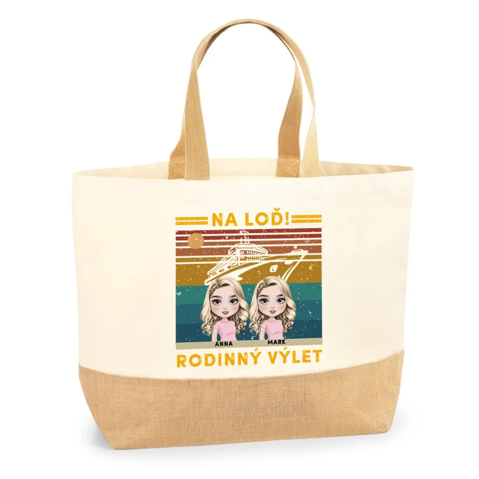 Rodinný výlet! Na loď!