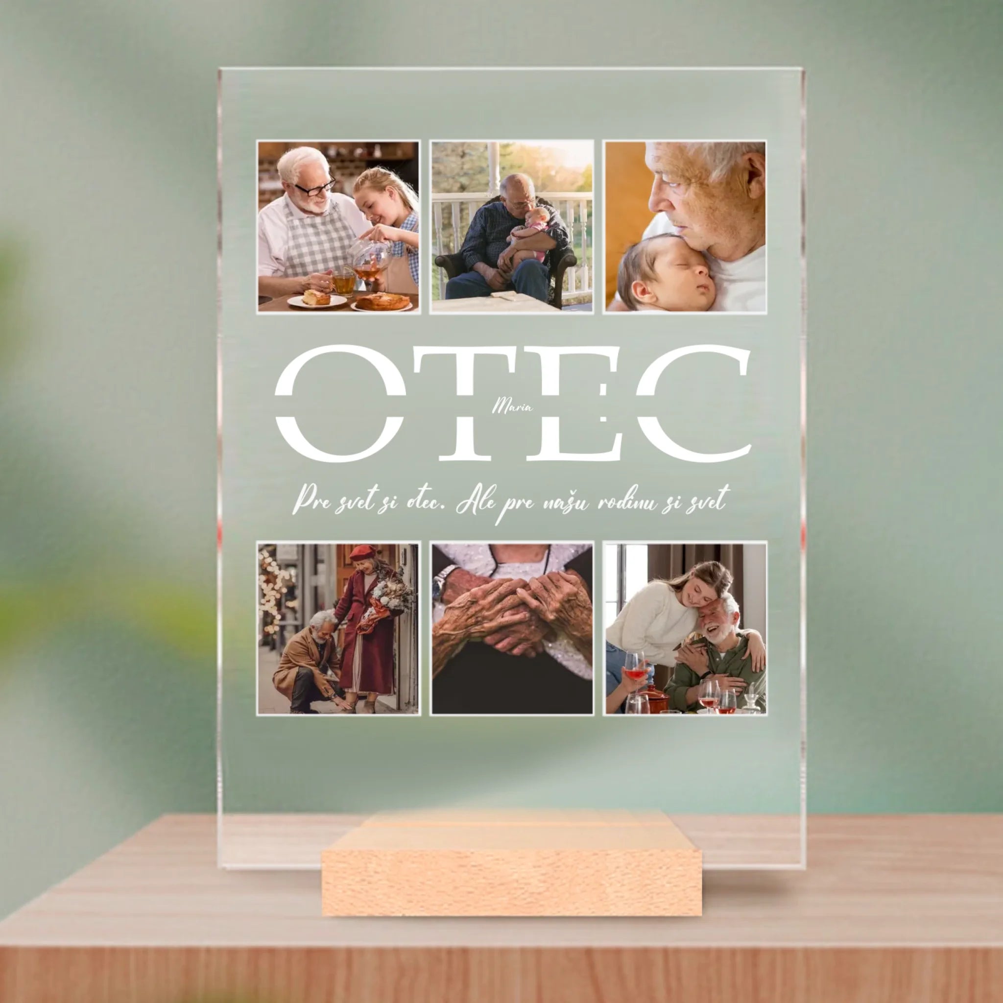 Pre svet si starý otec. Ale pre našu rodinu si svet