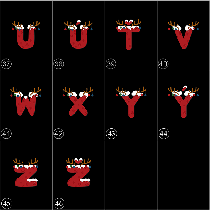 457 Vianočné tričko s vaším menom a písmenom