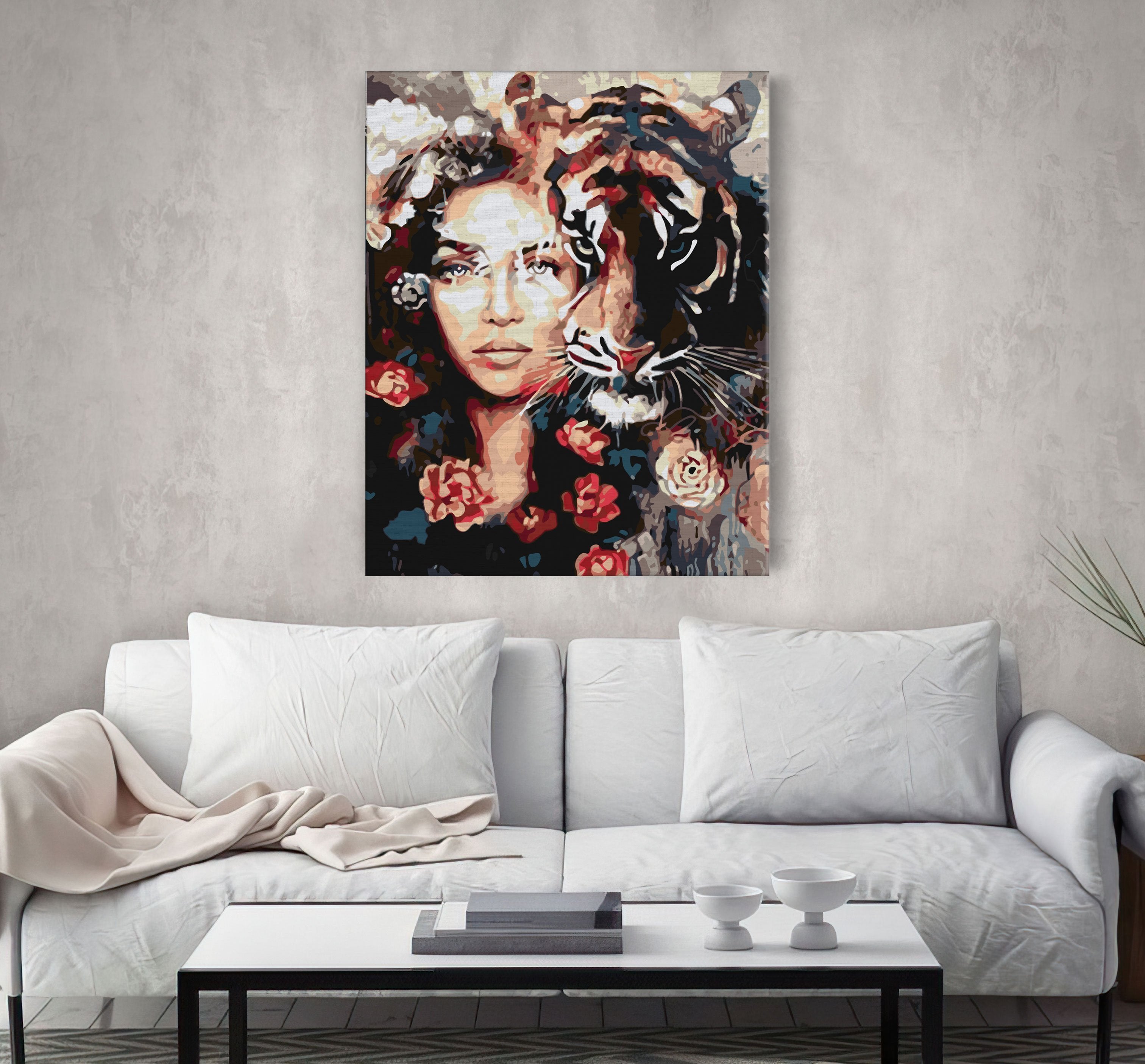 Dievča a tiger (CH0708)