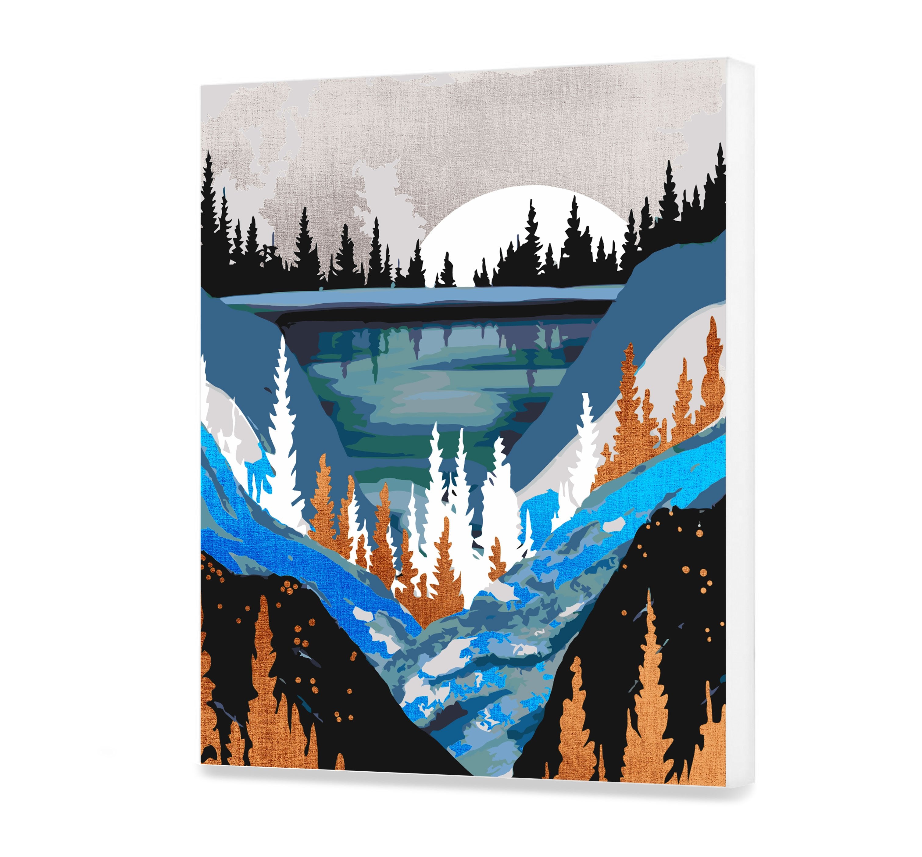 Nočný Mesiac Jazero (CH0652)