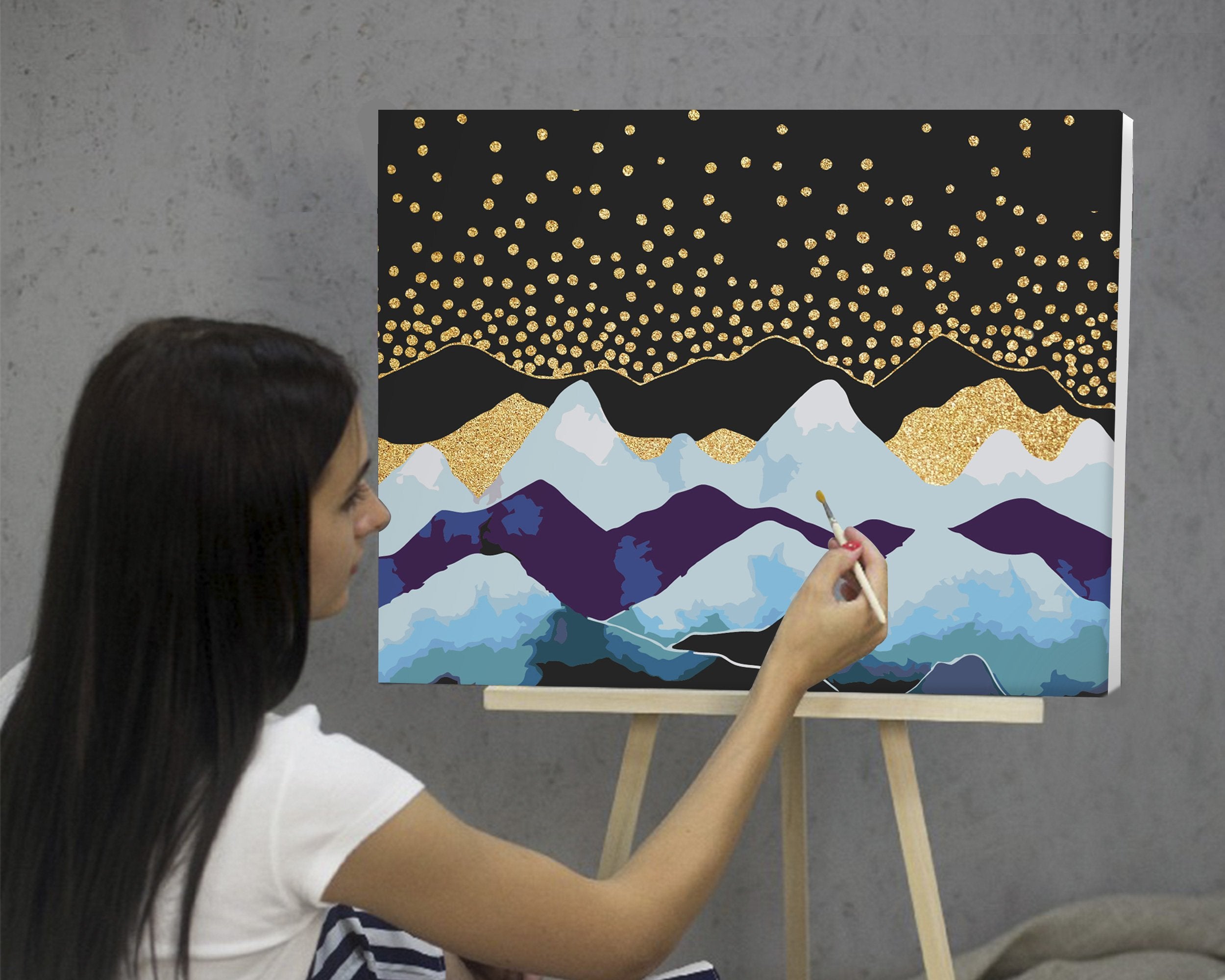 Zlaté prvky „Hviezdna noc“ (CH0613)