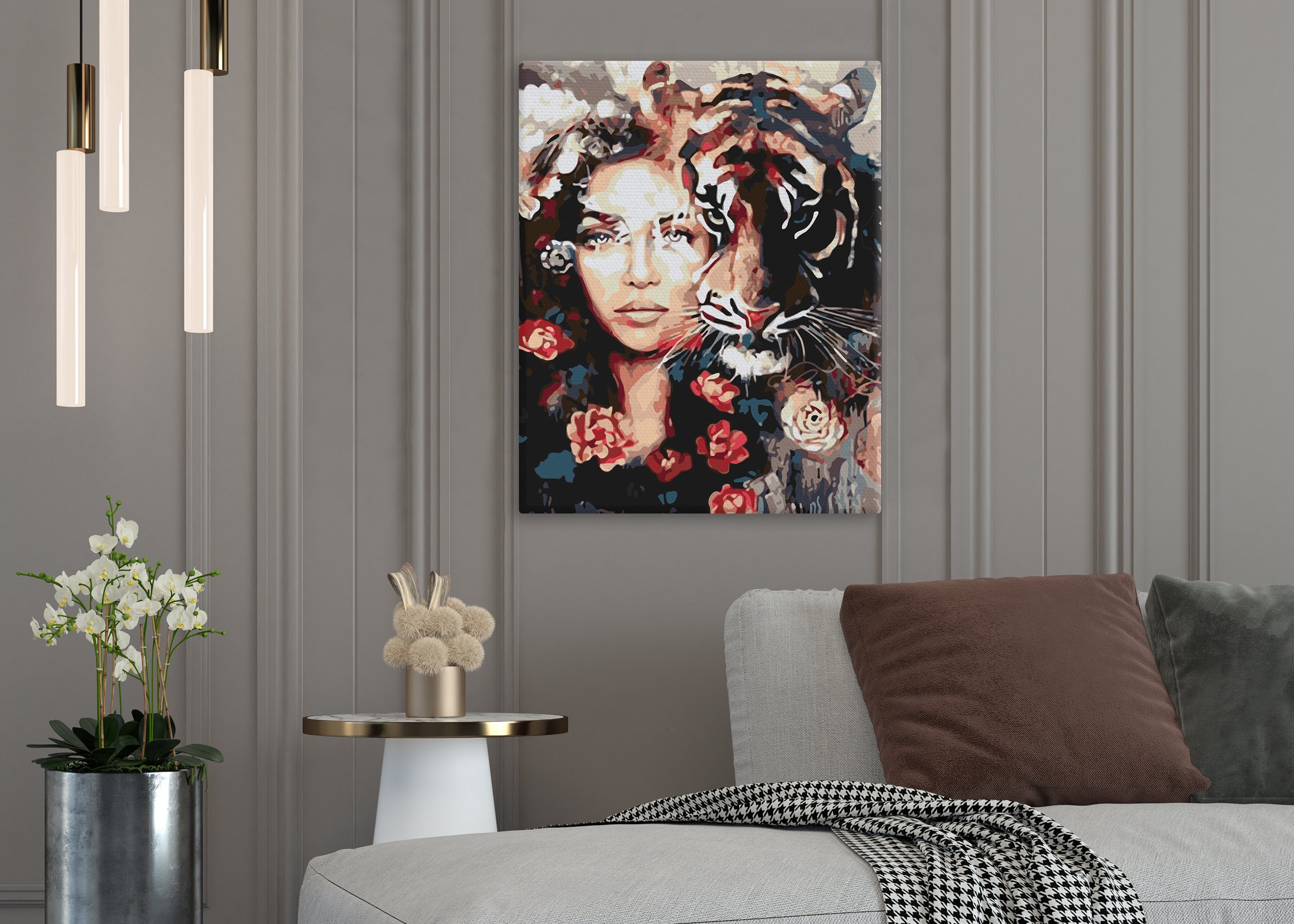 Dievča a tiger (CH0708)