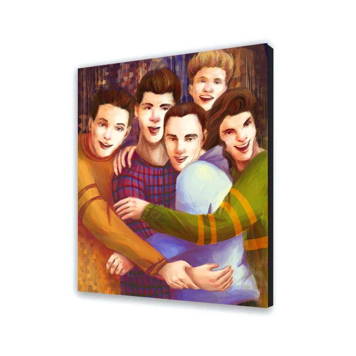 Plátno podľa čísla - Kapela Chlapci