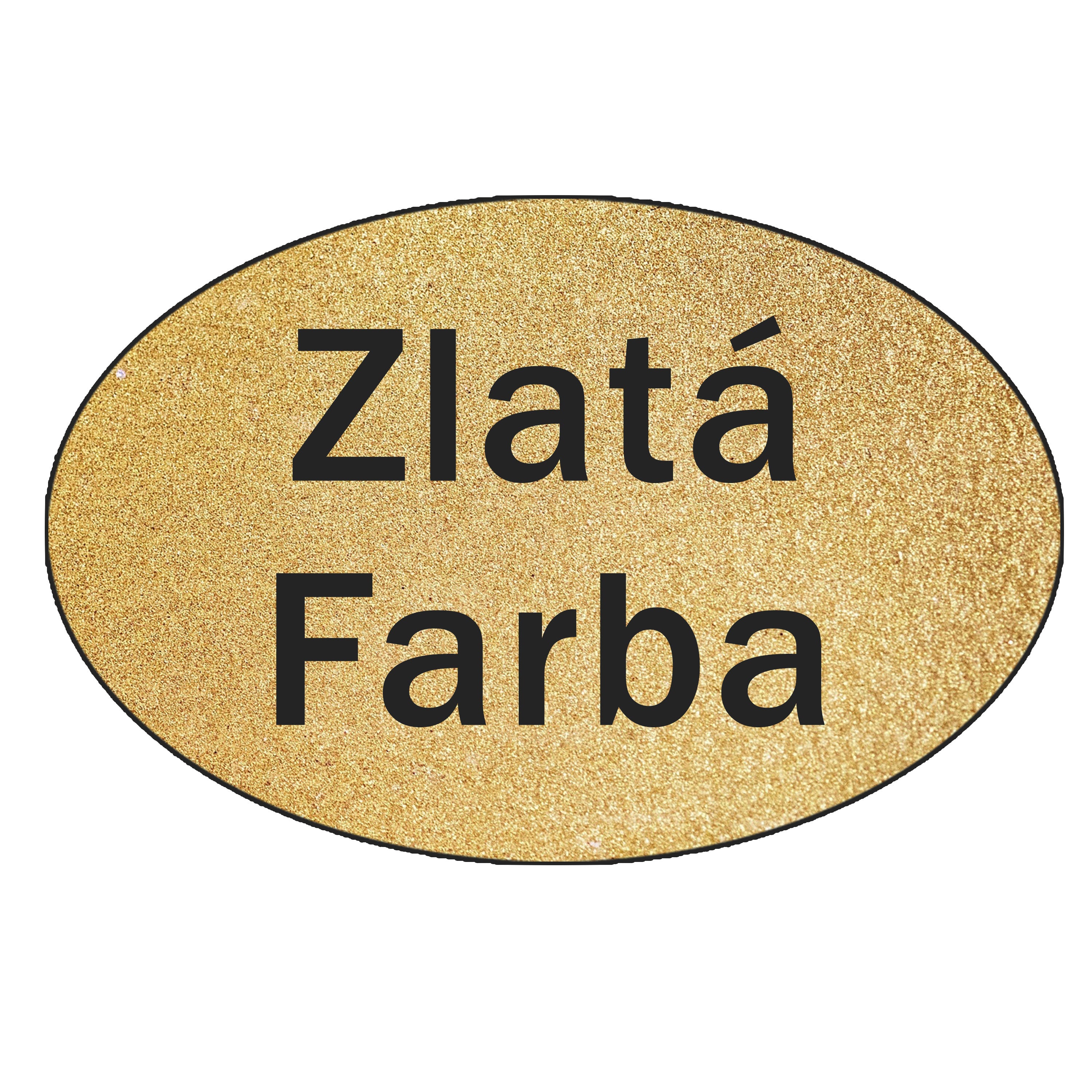 Zlatá farba (2ks)
