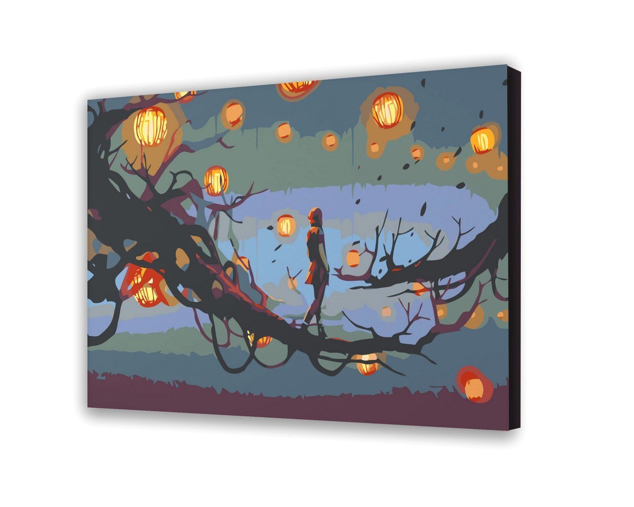 Maľovanie podľa cisel - Kúzelná Obloha Lampáš