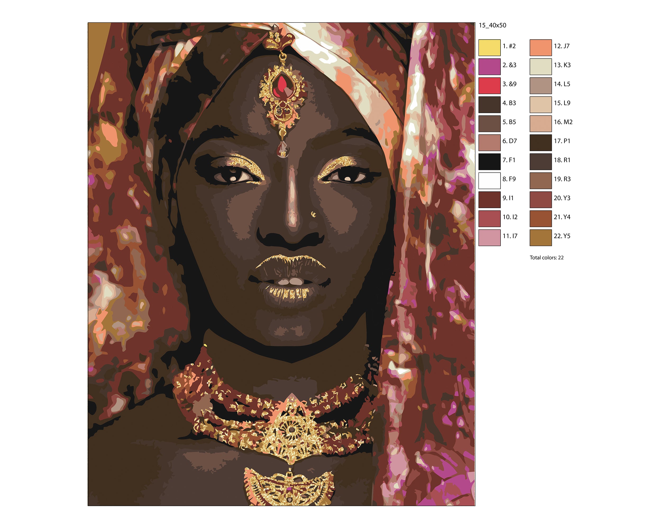 Žena so zlatými šperkami (PC0448)