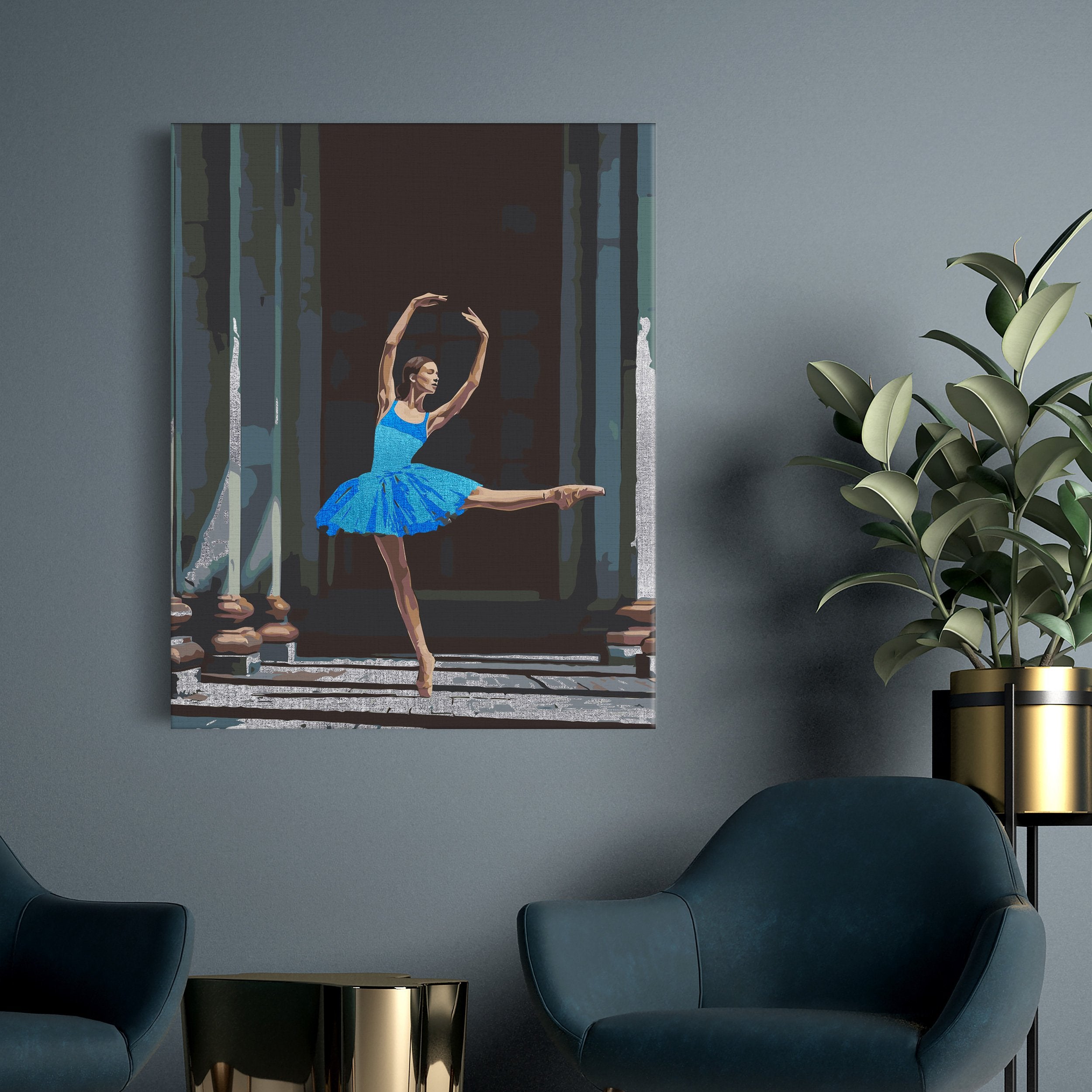 Baletka v Modrých Šatách (CH0668)