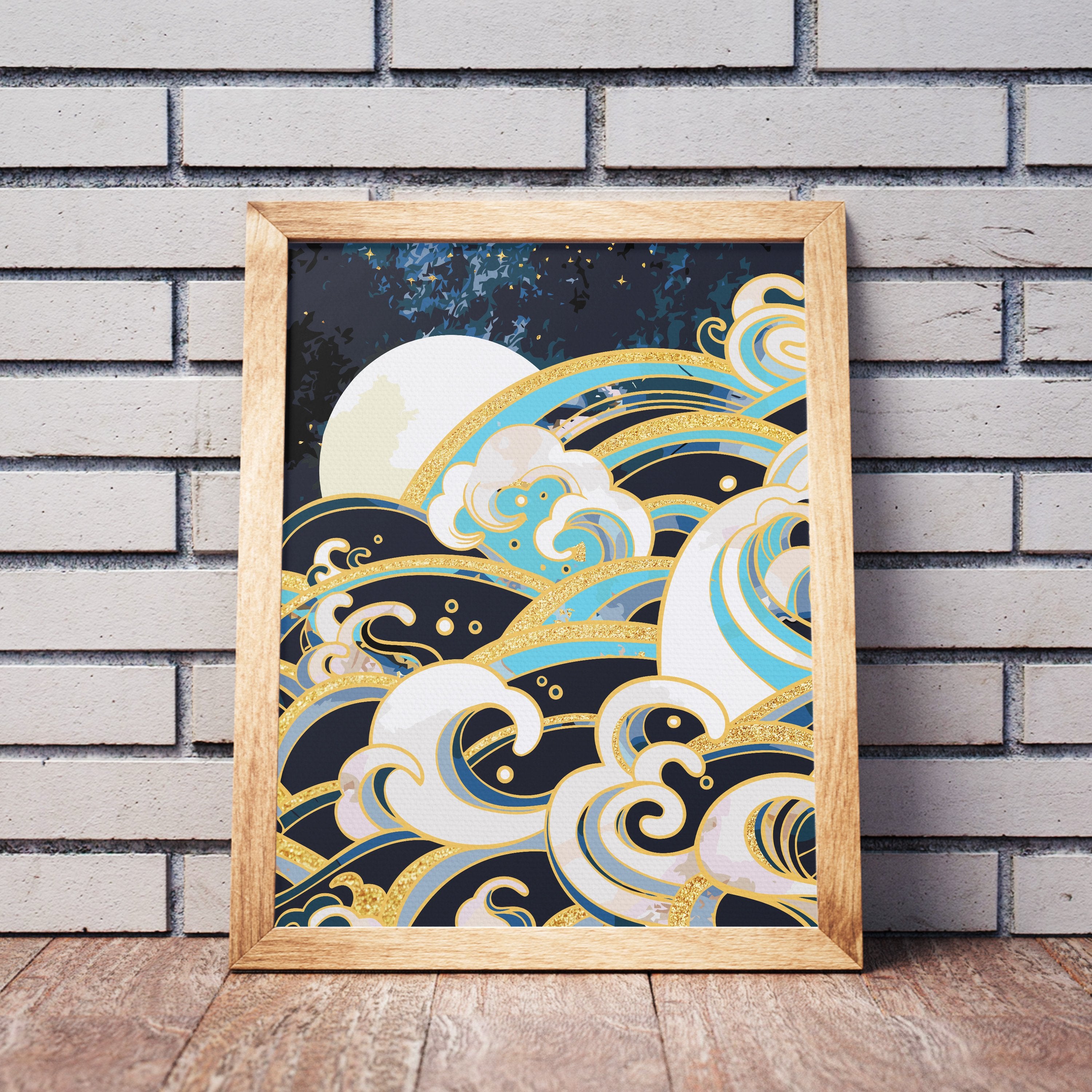 Nočné obrazce Zlaté mraky (NK0410)