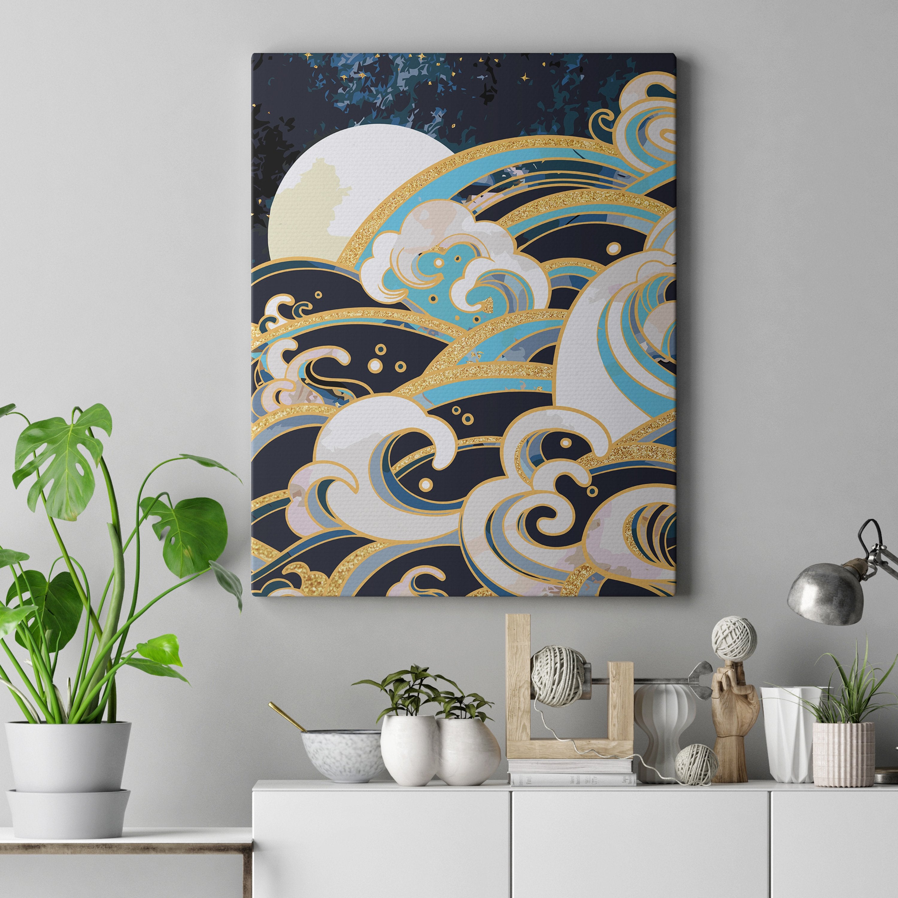 Nočné obrazce Zlaté mraky (NK0410)