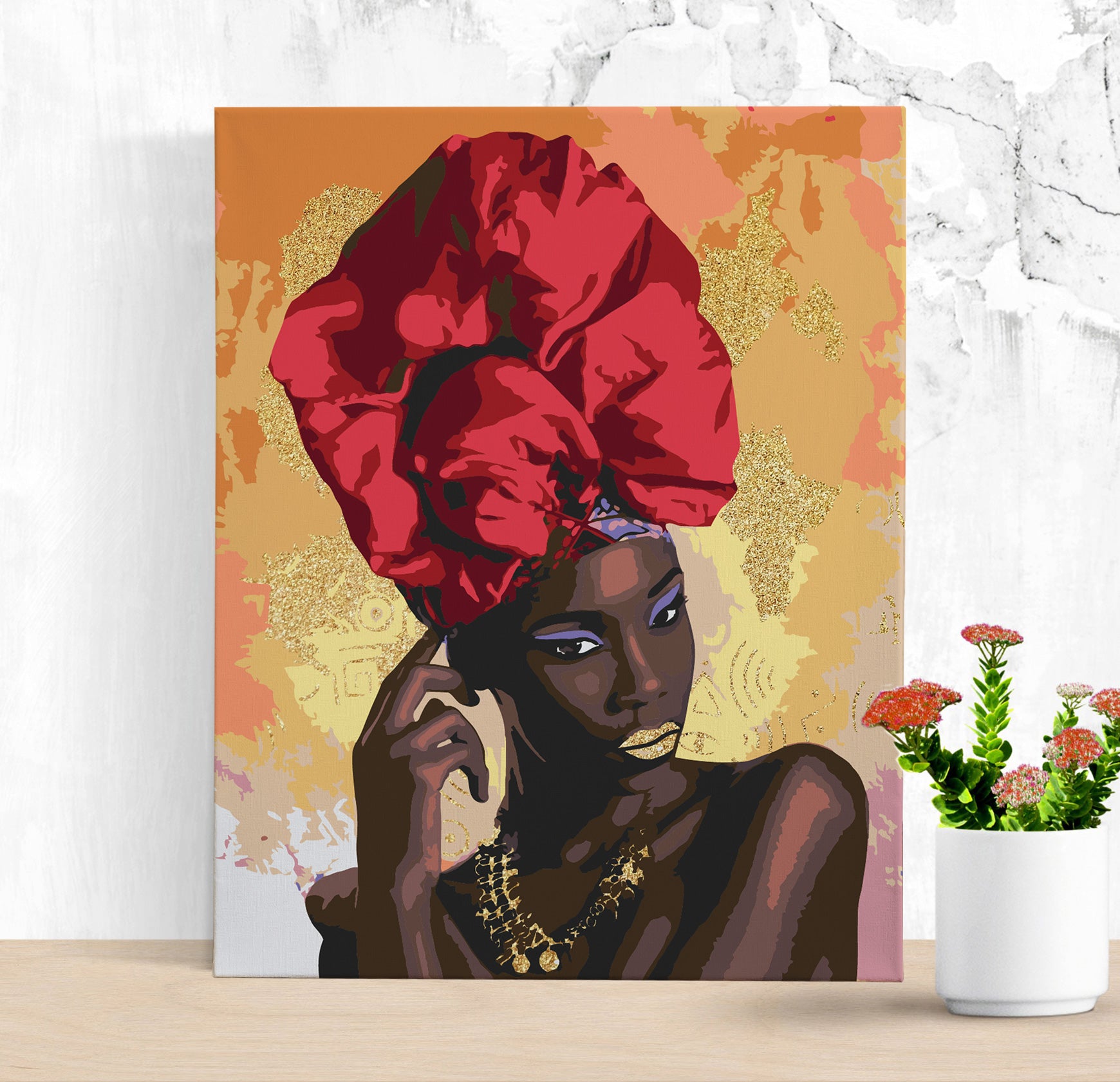 Žena s turbanom (CH0651)