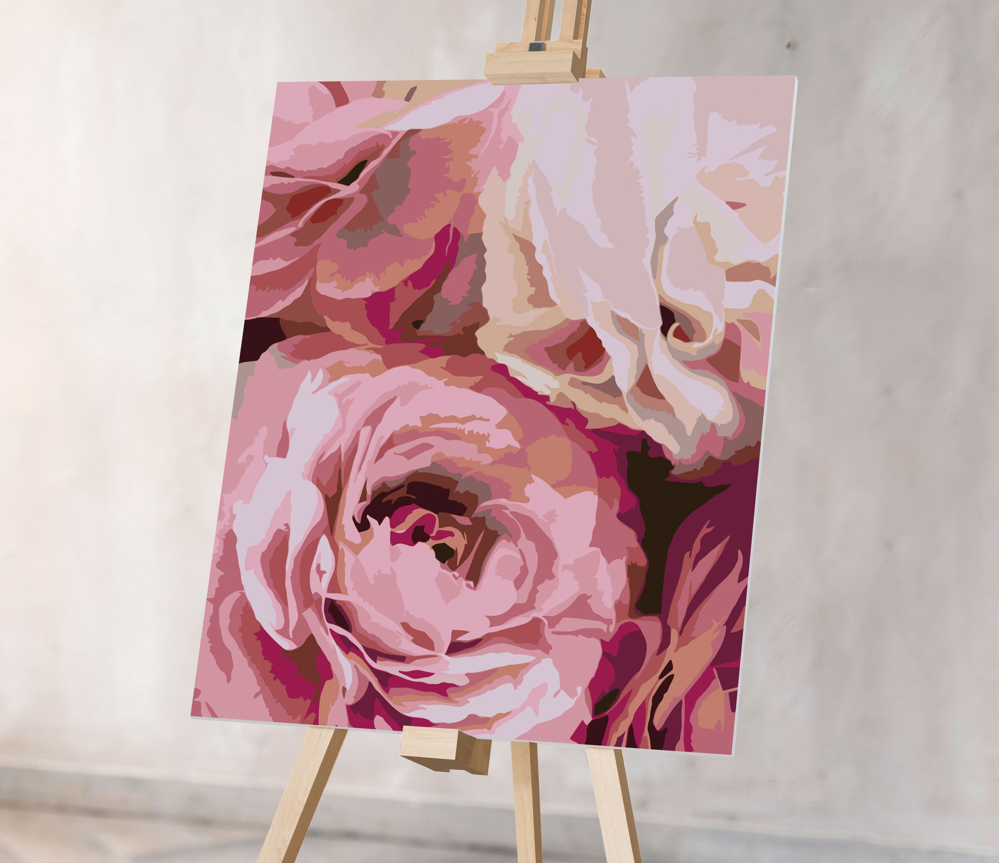 Ružové pivonky (CH0740)