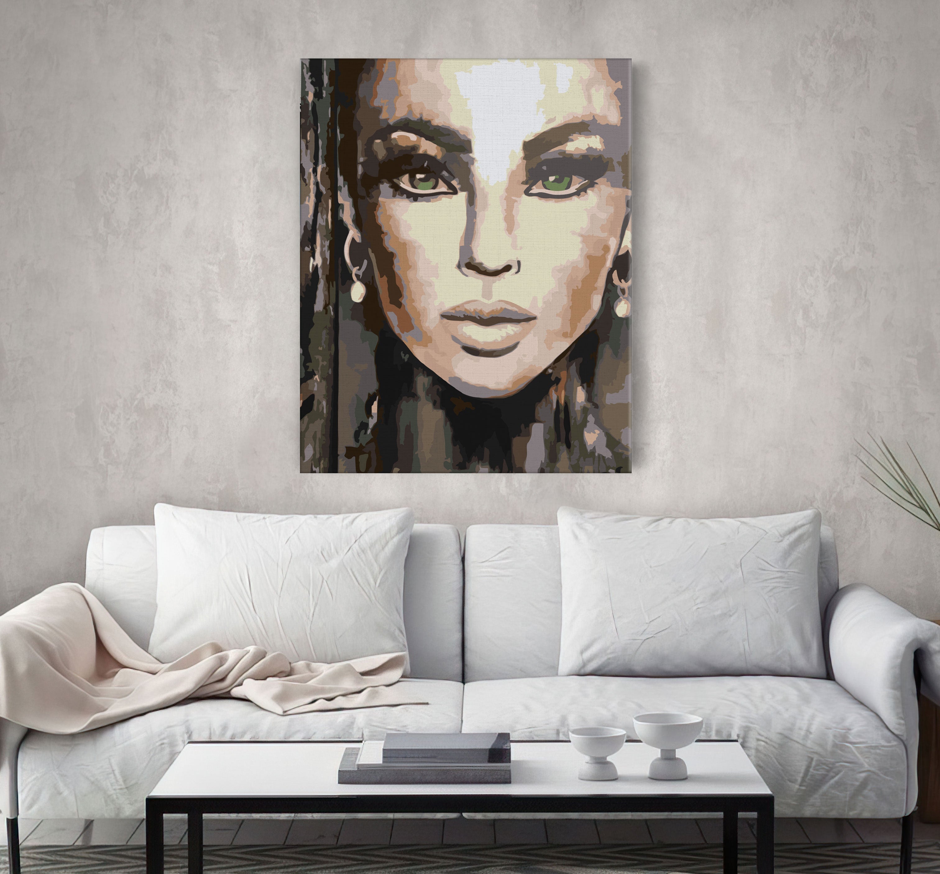 Dievčenské zelené oči (CH0731)