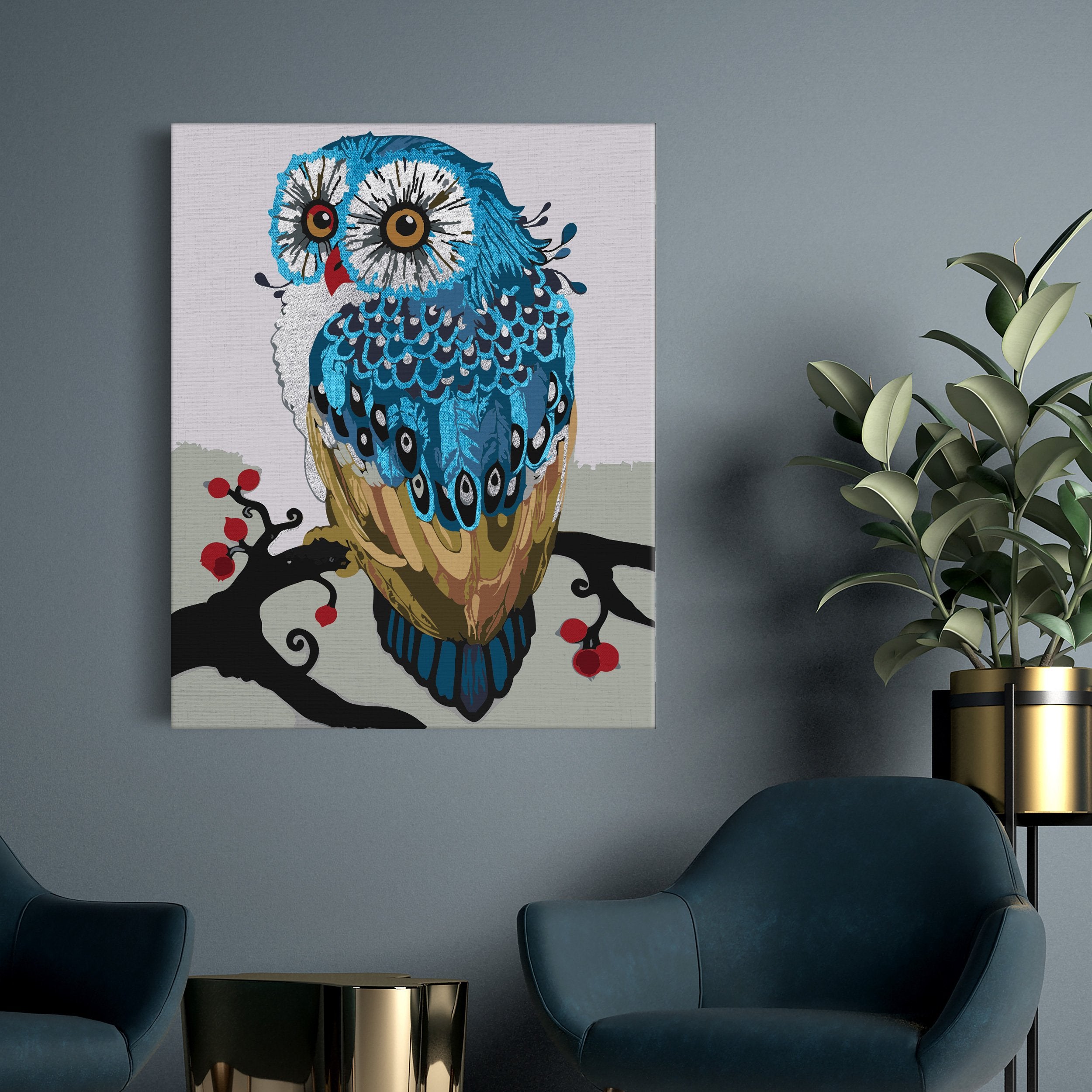 Sova Lesklé Prvky (CH0673)