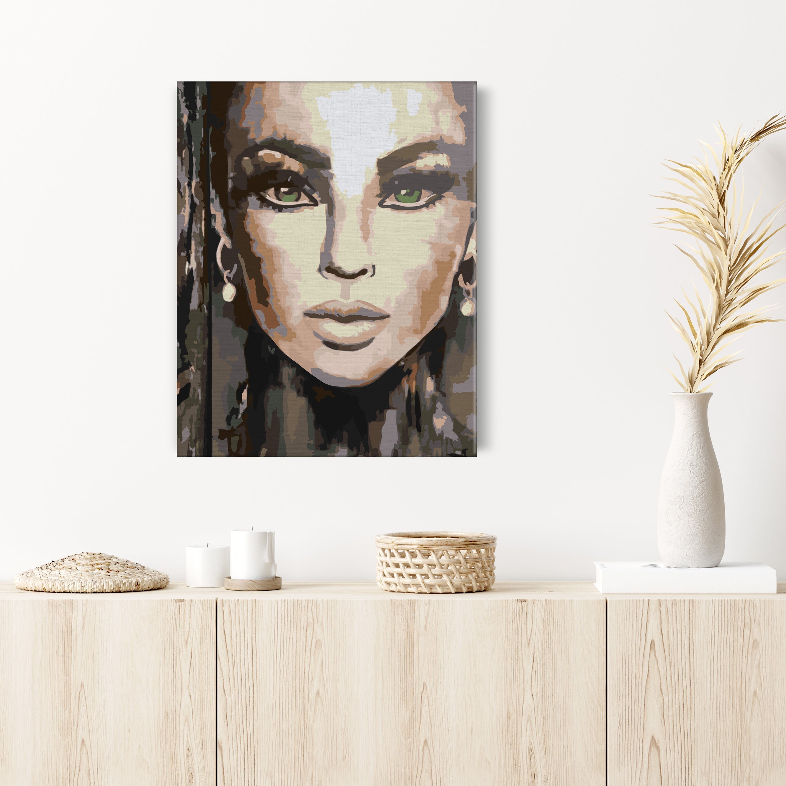 Dievčenské zelené oči (CH0731)