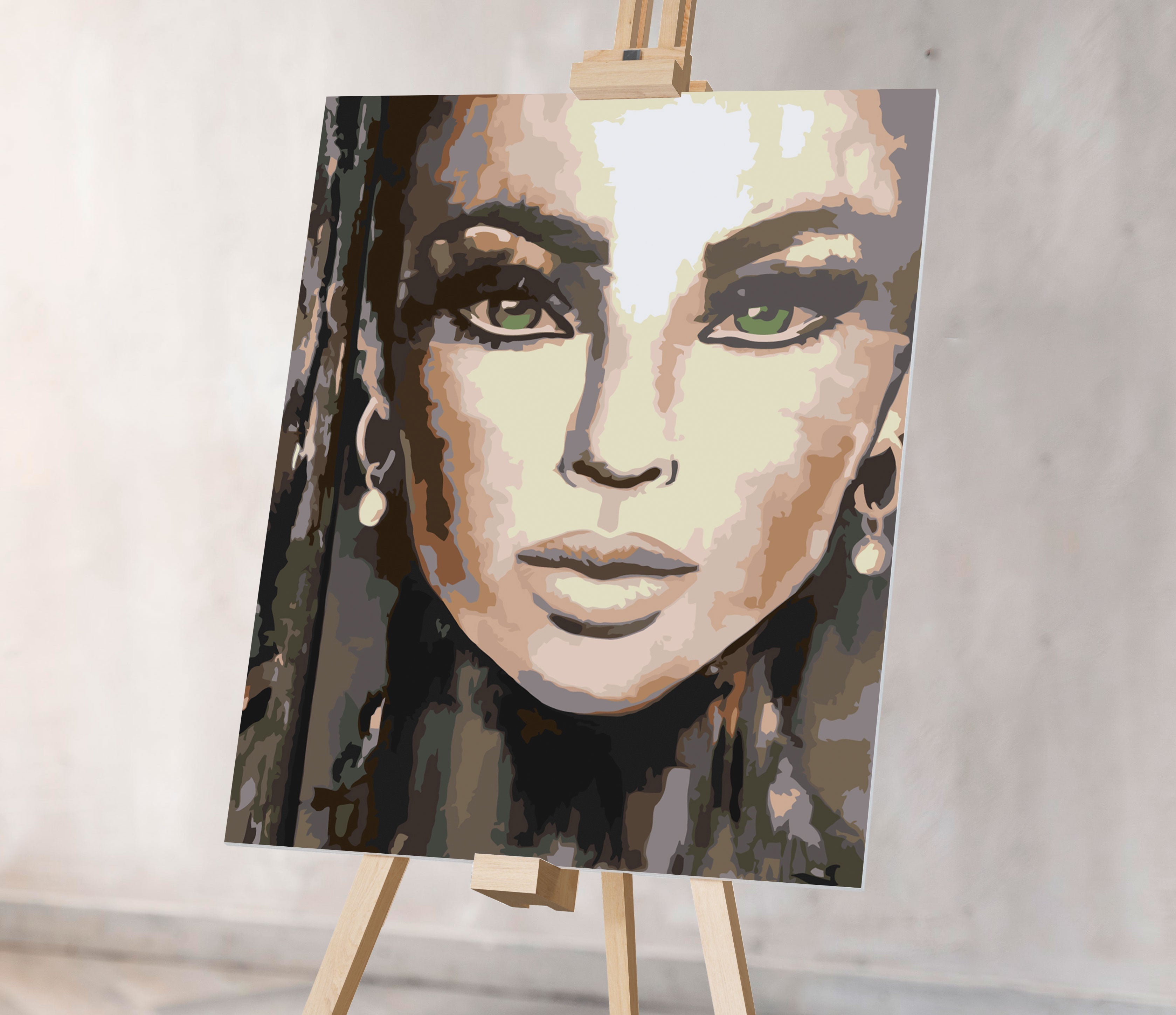 Dievčenské zelené oči (CH0731)