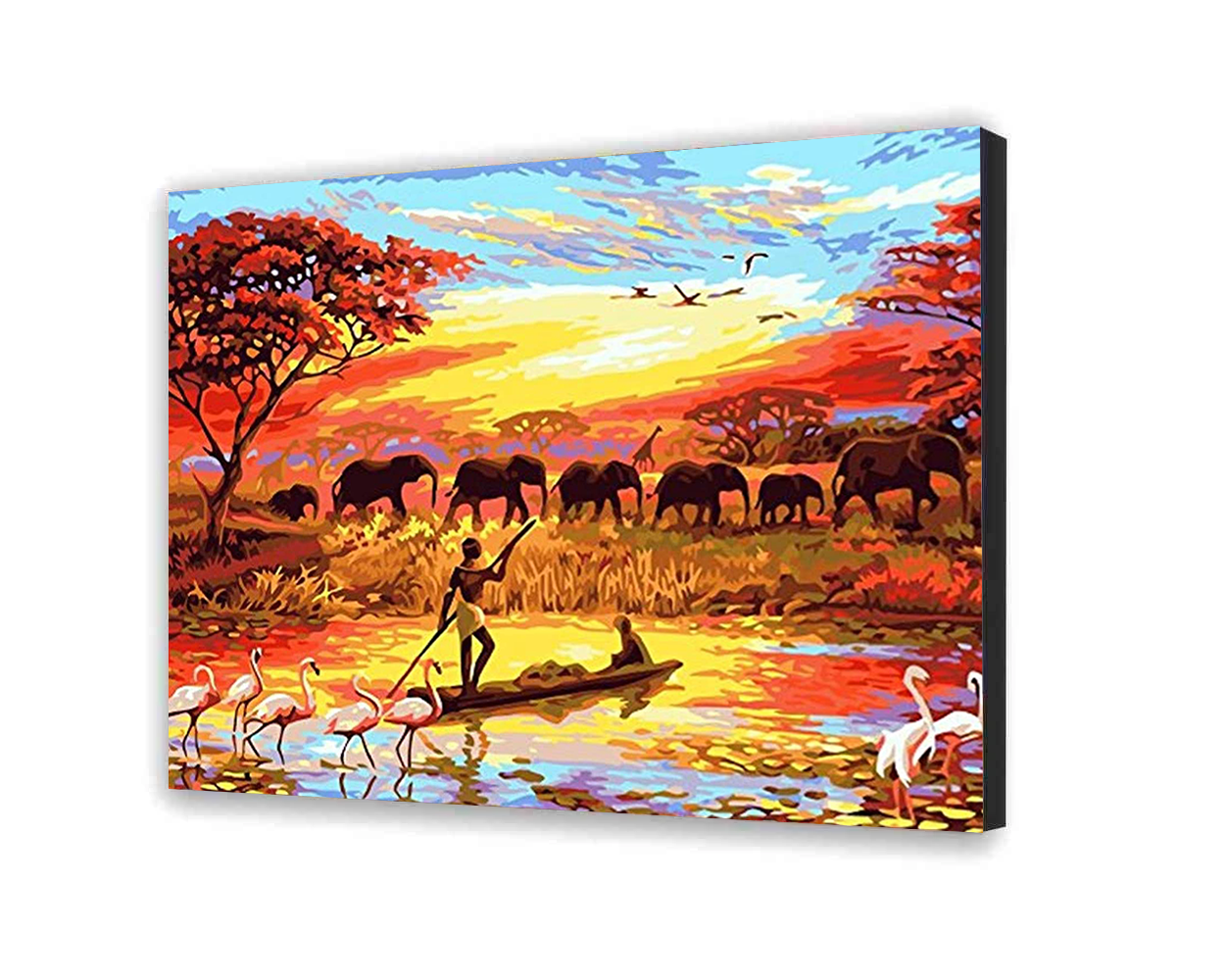 Malovanie podla cisel - Africké Farby