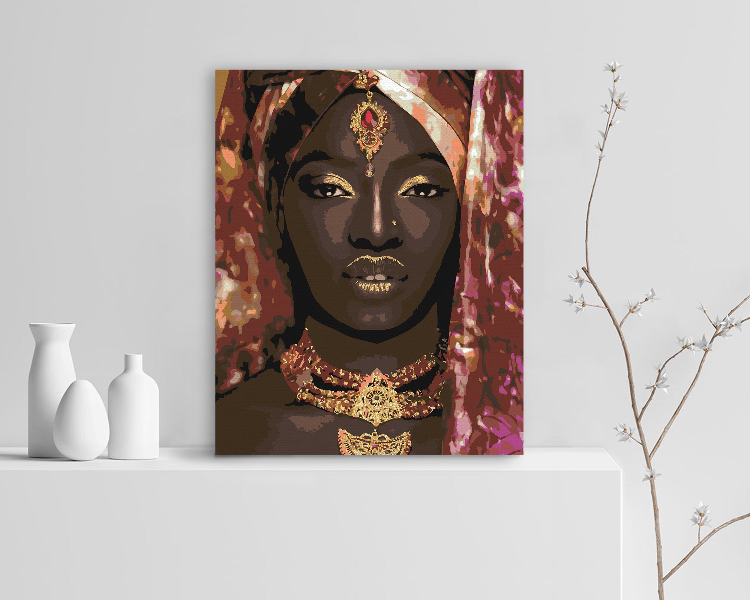 Žena so zlatými šperkami (PC0448)