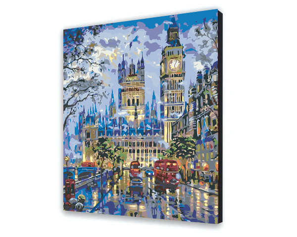 Plátno podľa čísla - Londýnsky Večer