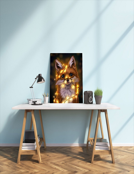 Líška Vo Svetlách