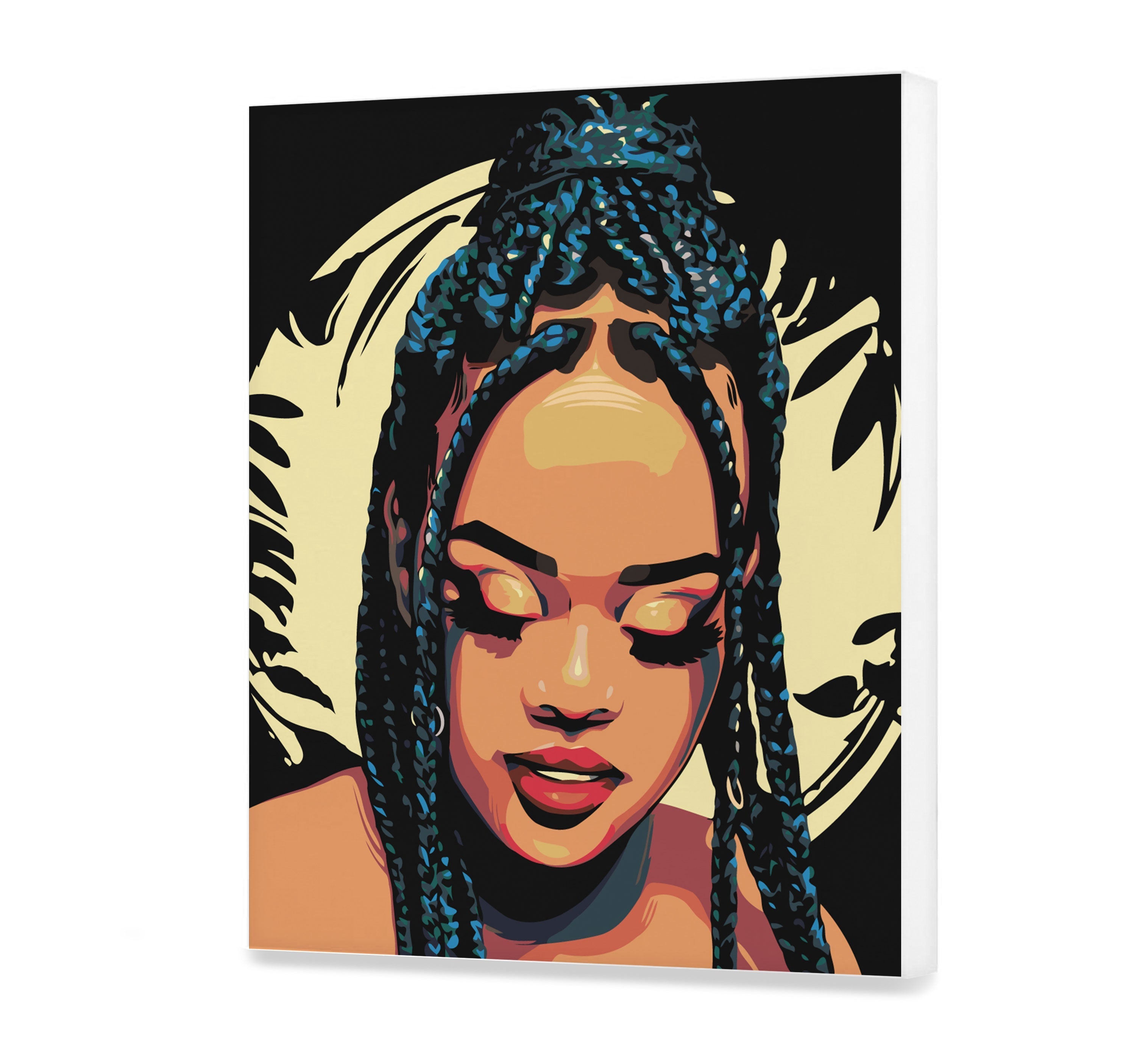 Pekné dievča s vrkočmi (NK0522)