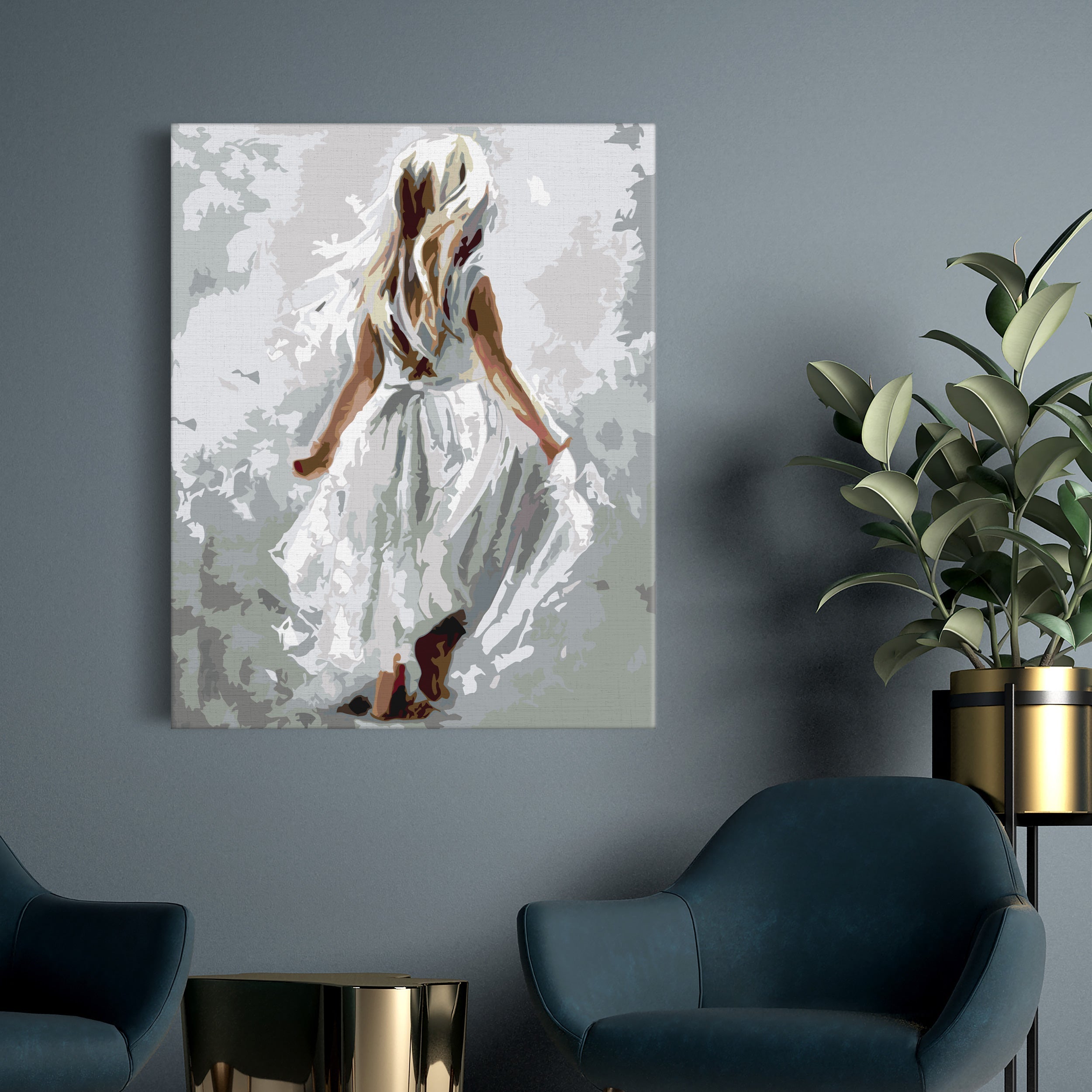 Dievča v bielych šatách (CH0735)