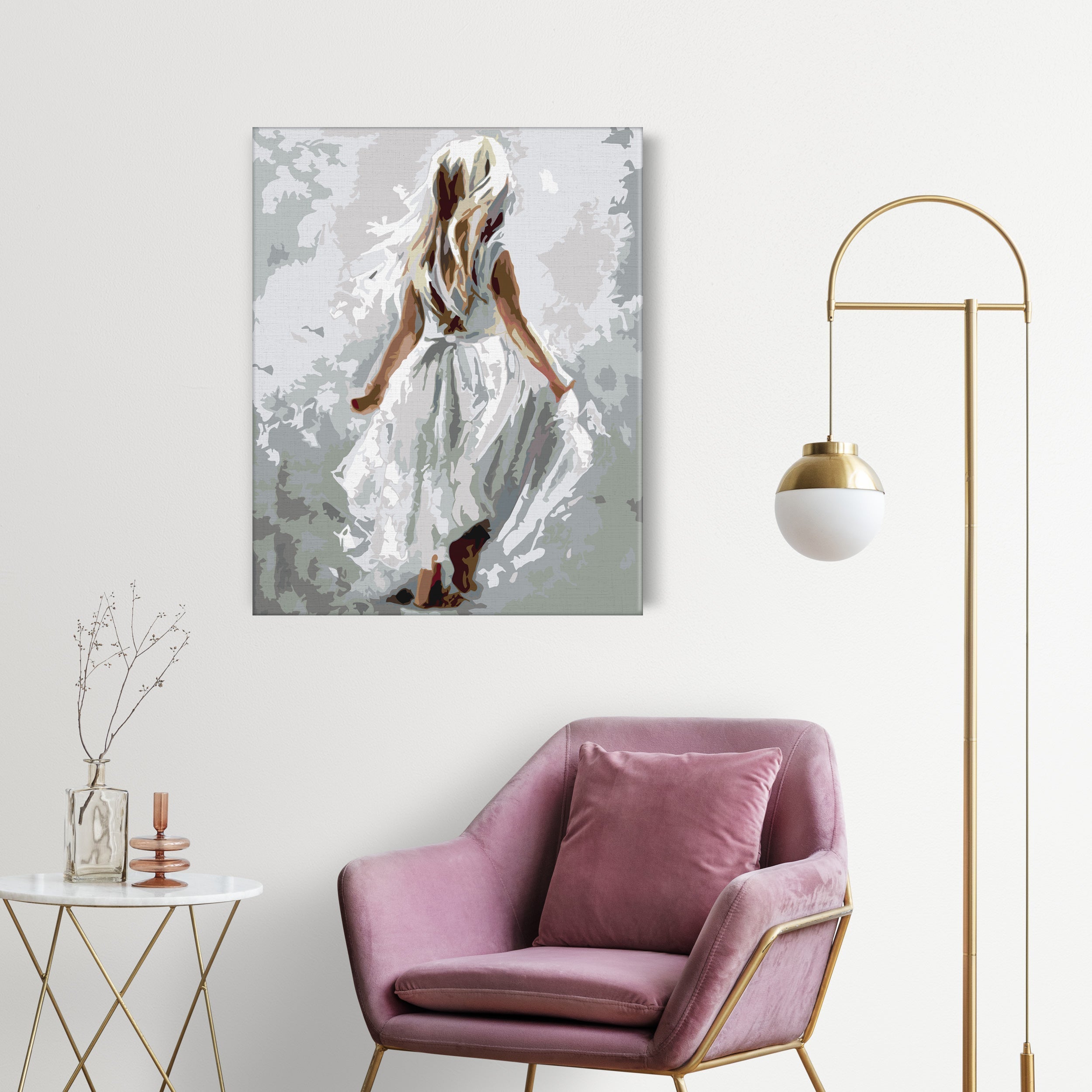 Dievča v bielych šatách (CH0735)