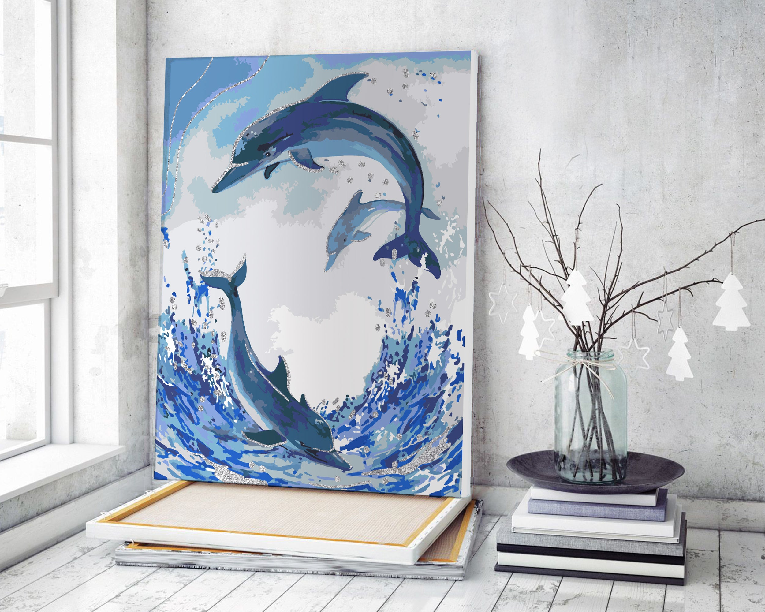 Delfíny Strieborná vlna (CH0646)