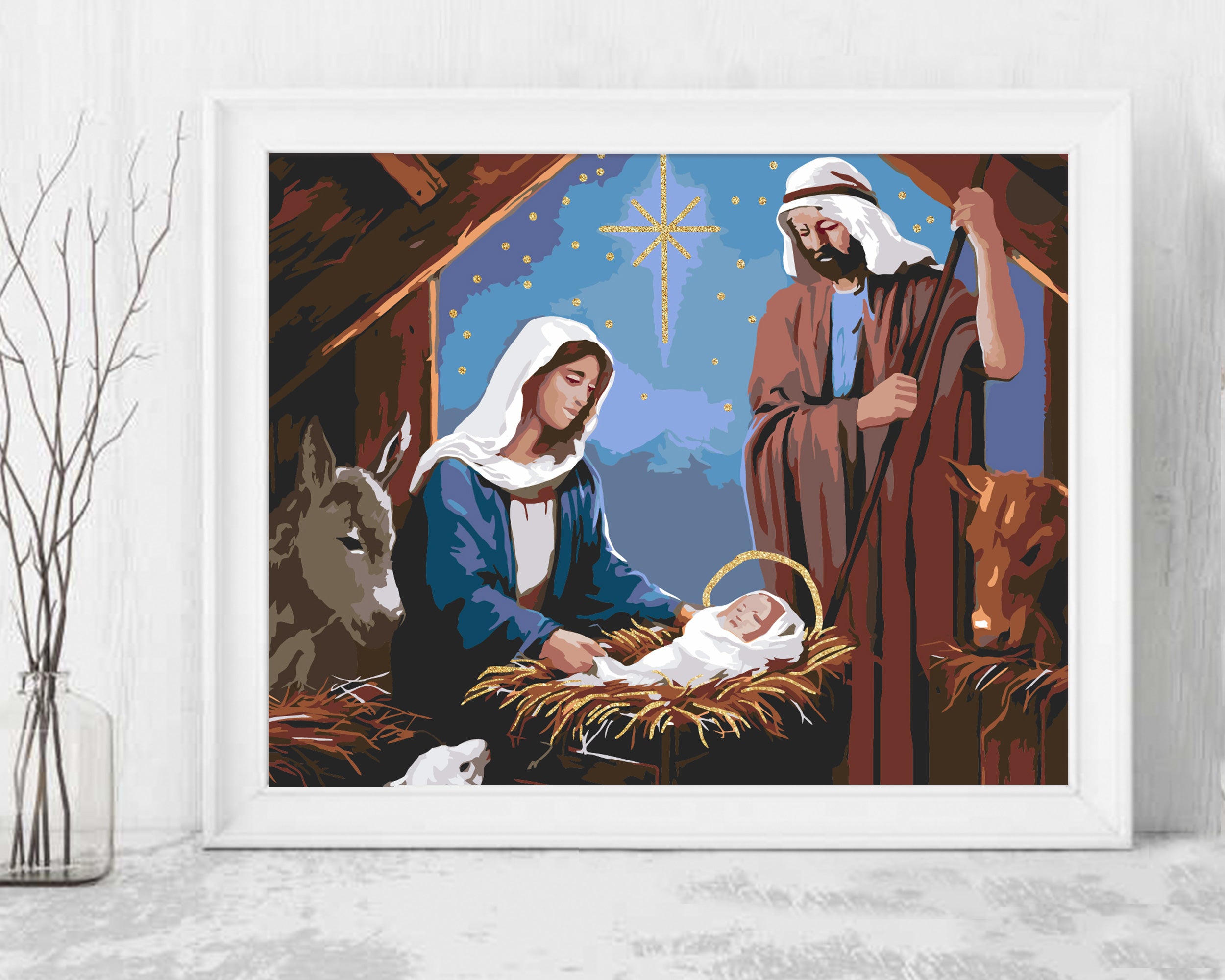 Ikona so zlatými prvkami (CH0641)