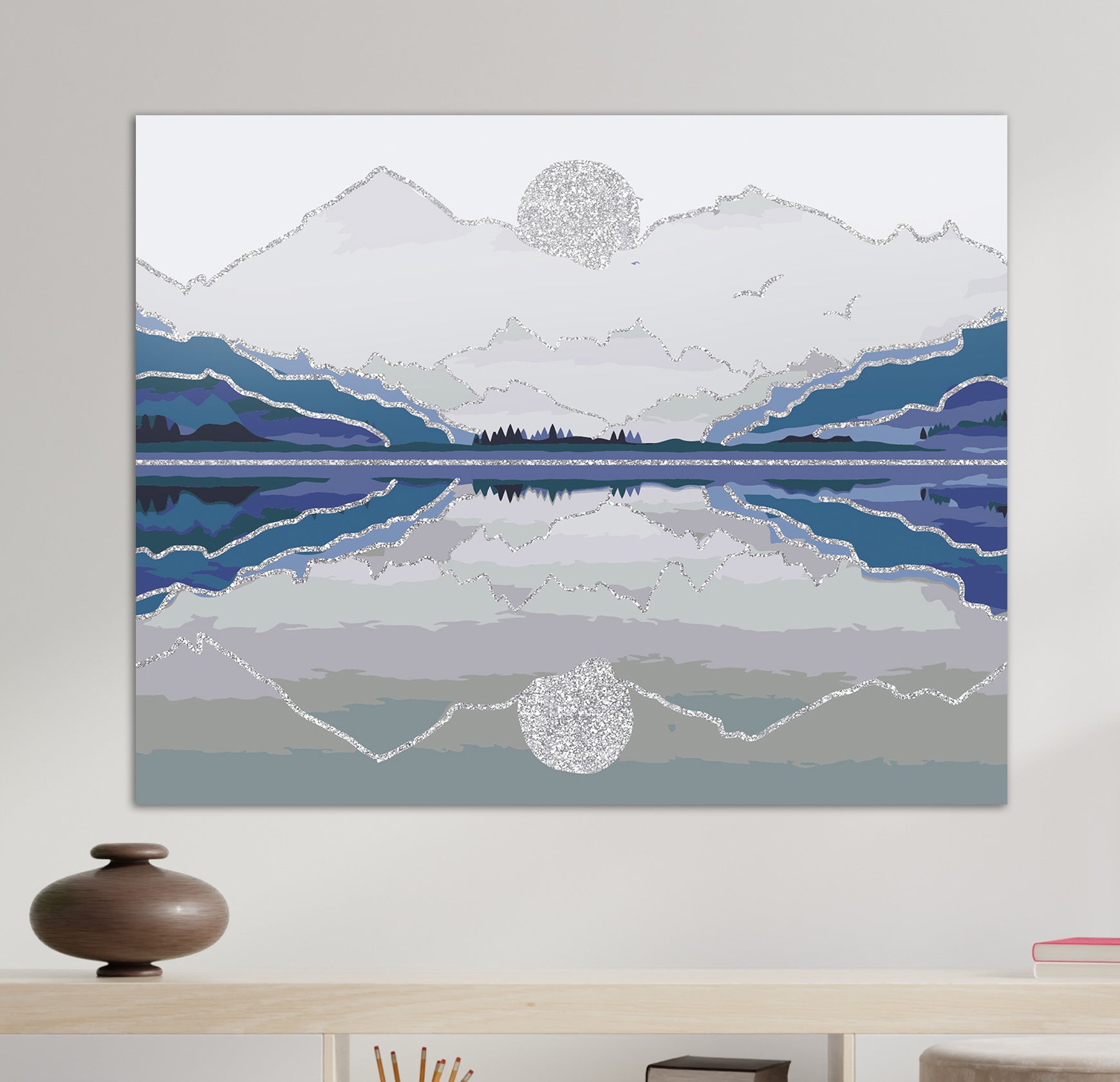 Strieborný západ slnka (CH0632)