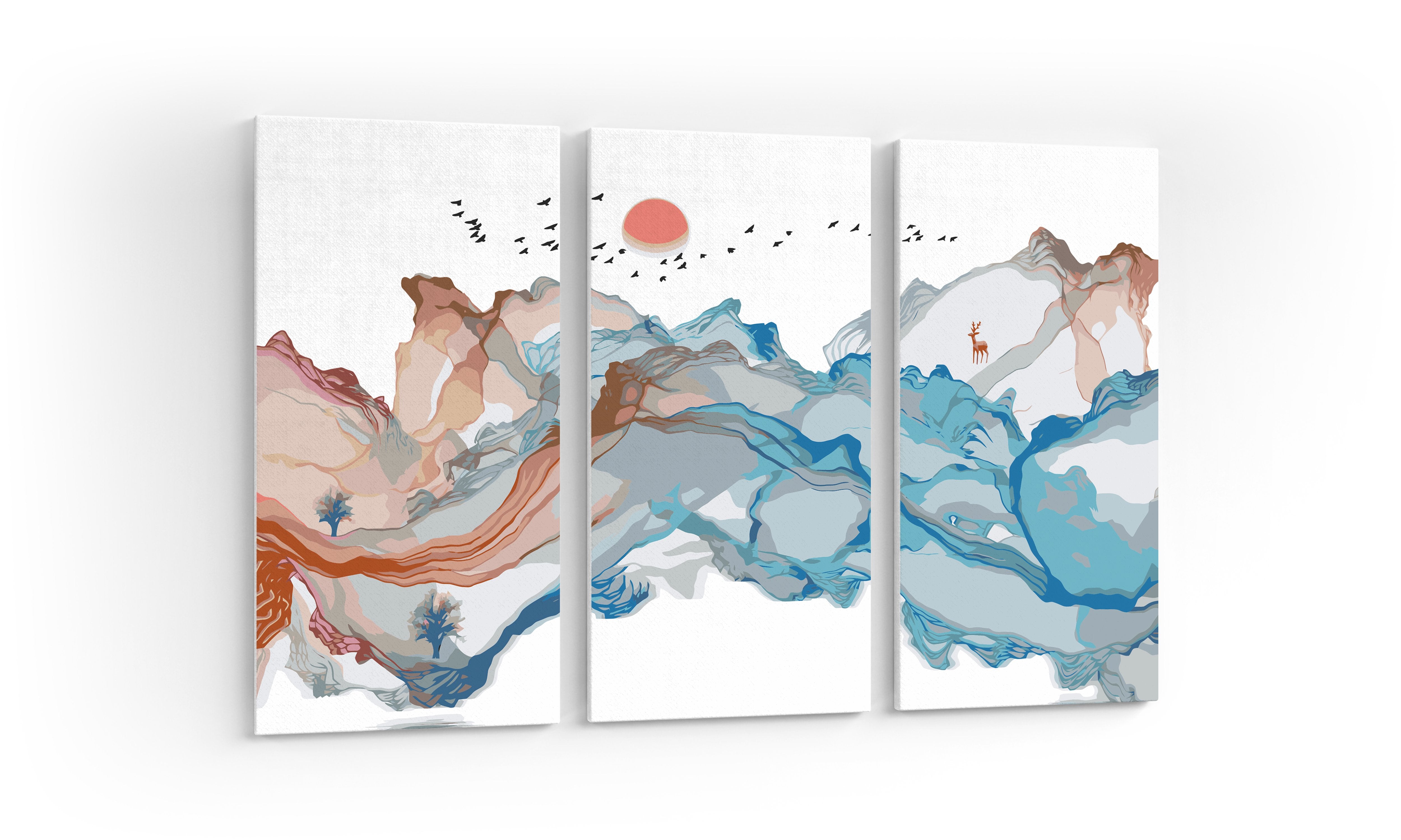 Sada panelov červené slnko (SC0625)