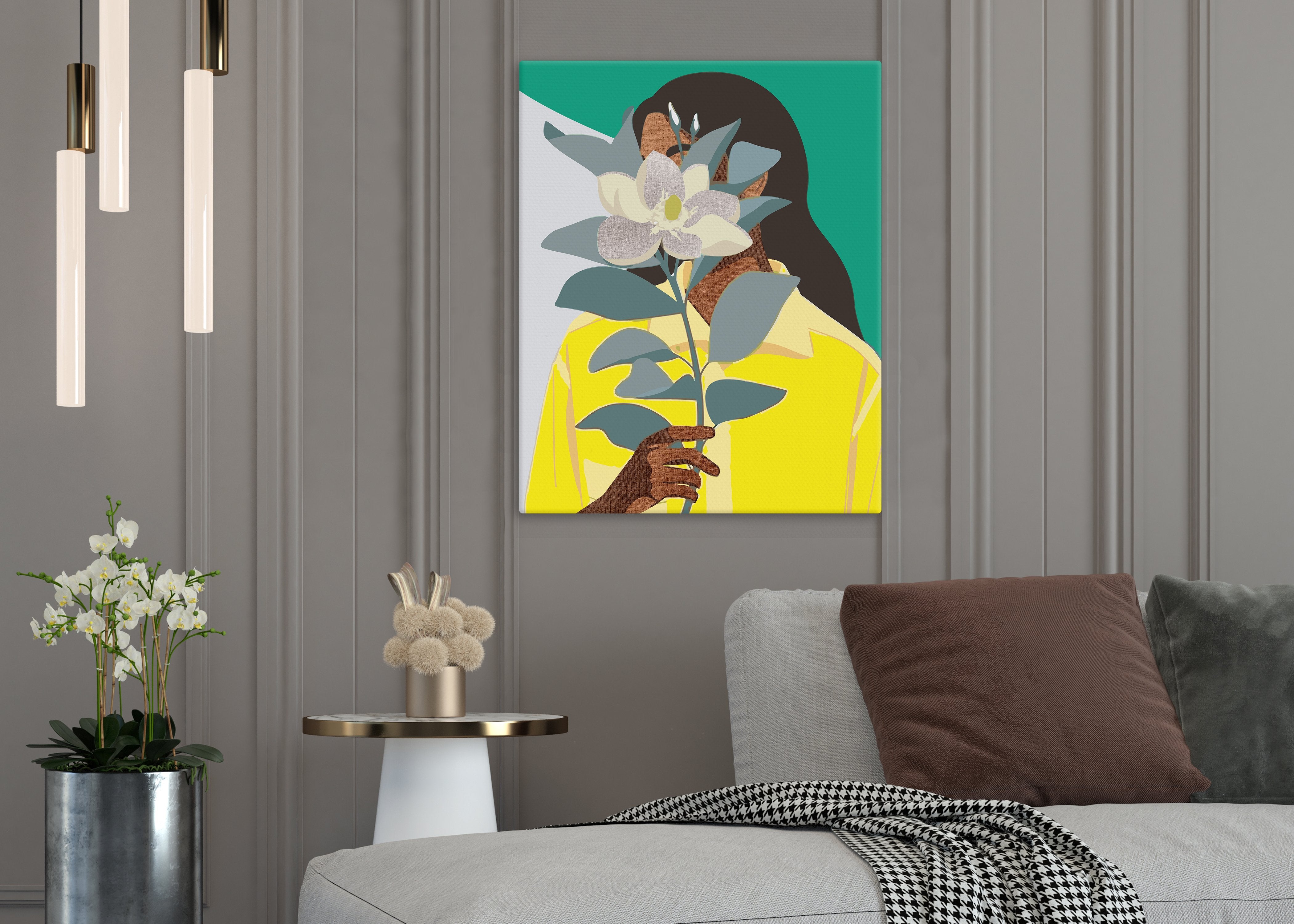 Moderné Kvetinové Vzory (CS0427)