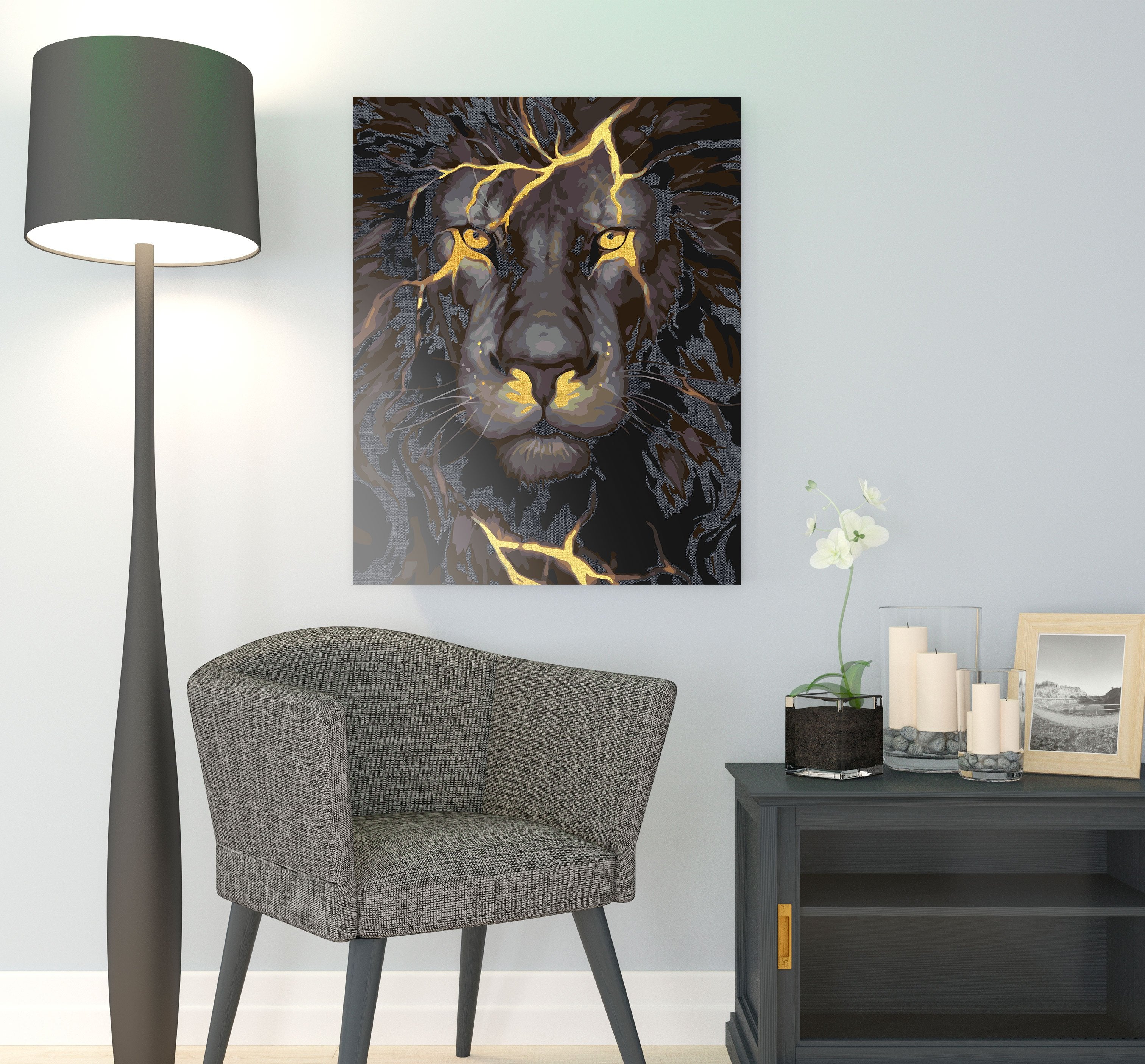 Lion Golden Elements (CS0430)