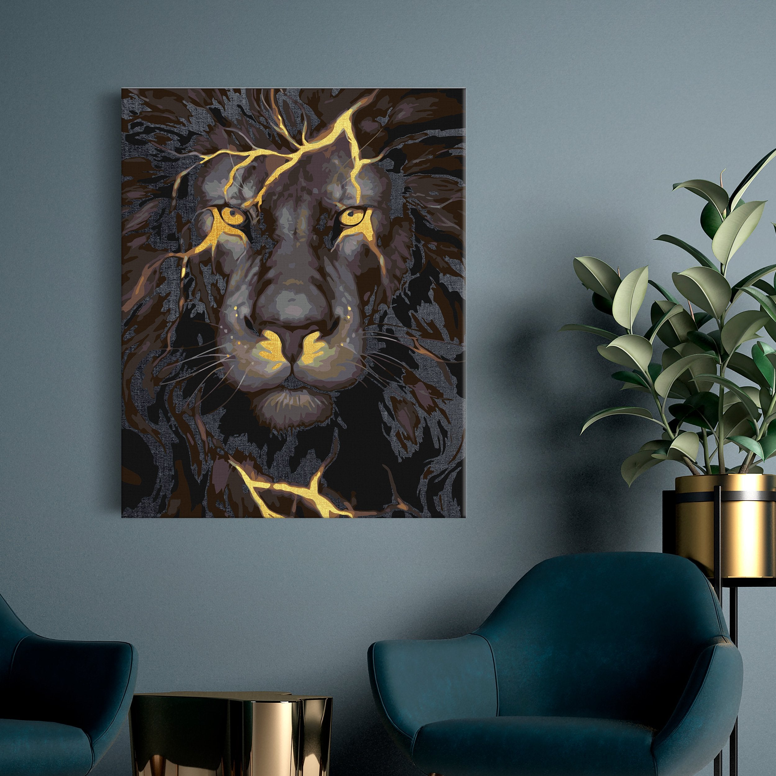 Lion Golden Elements (CS0430)