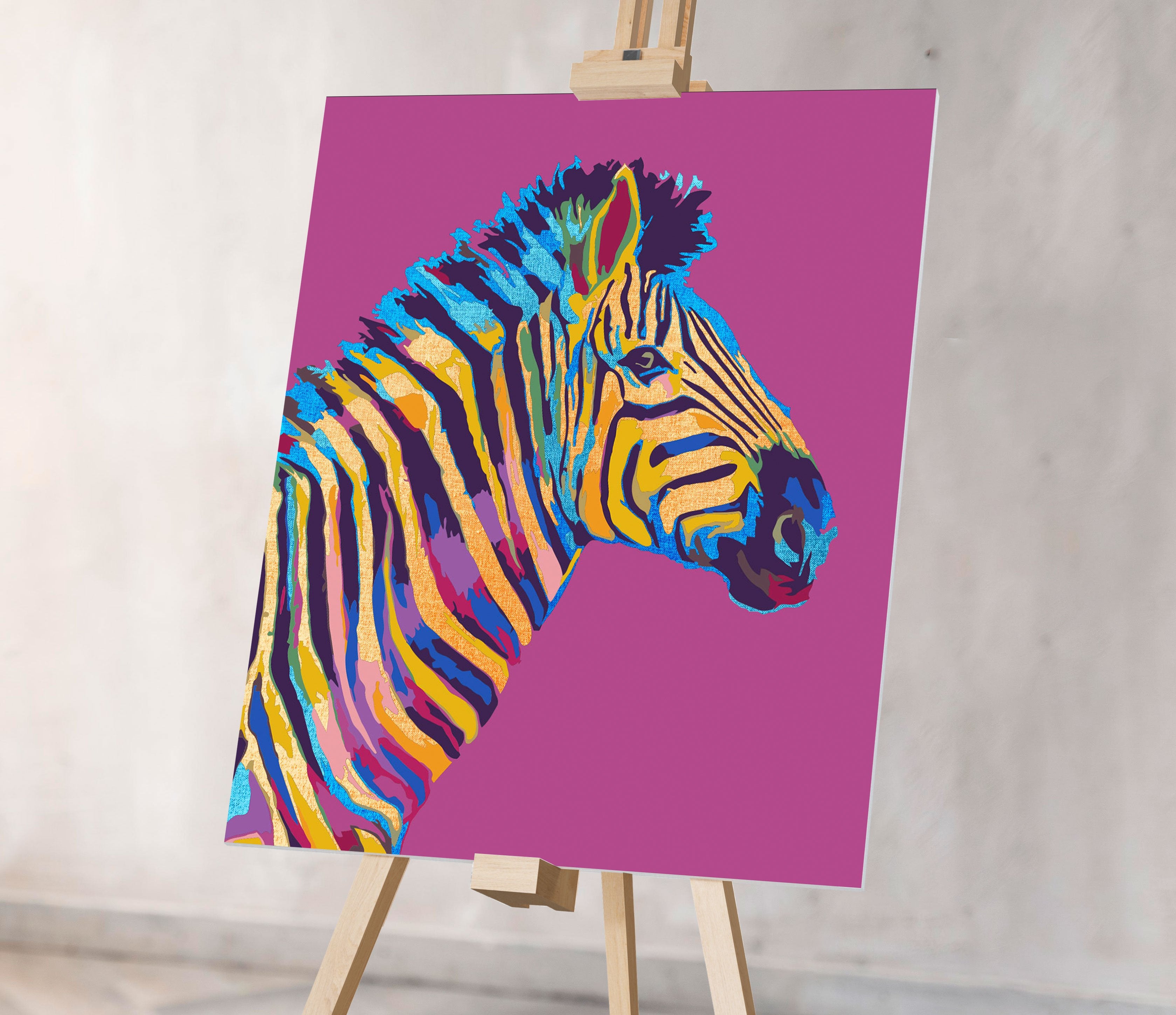 Farebná Zebra (CH0672)