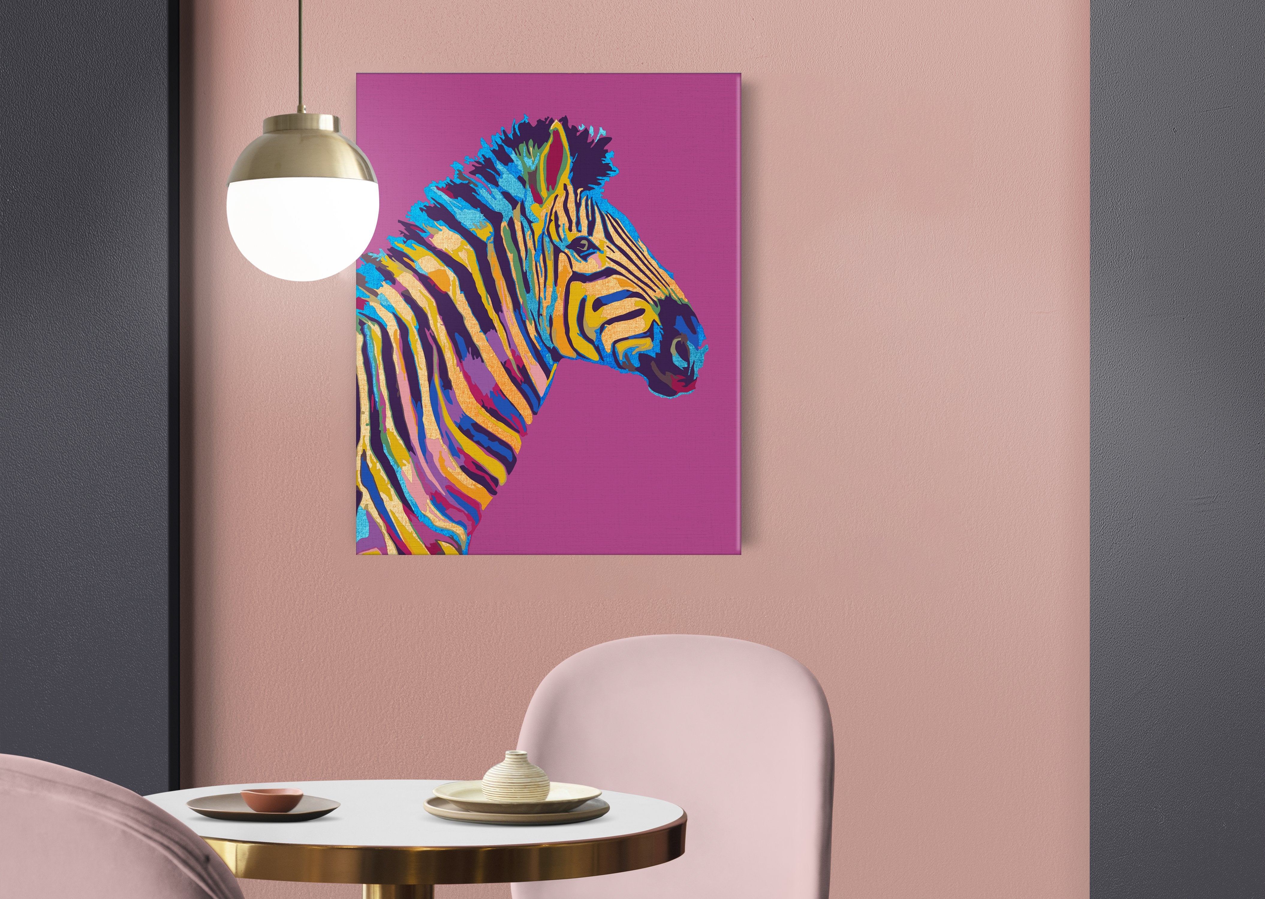 Farebná Zebra (CH0672)