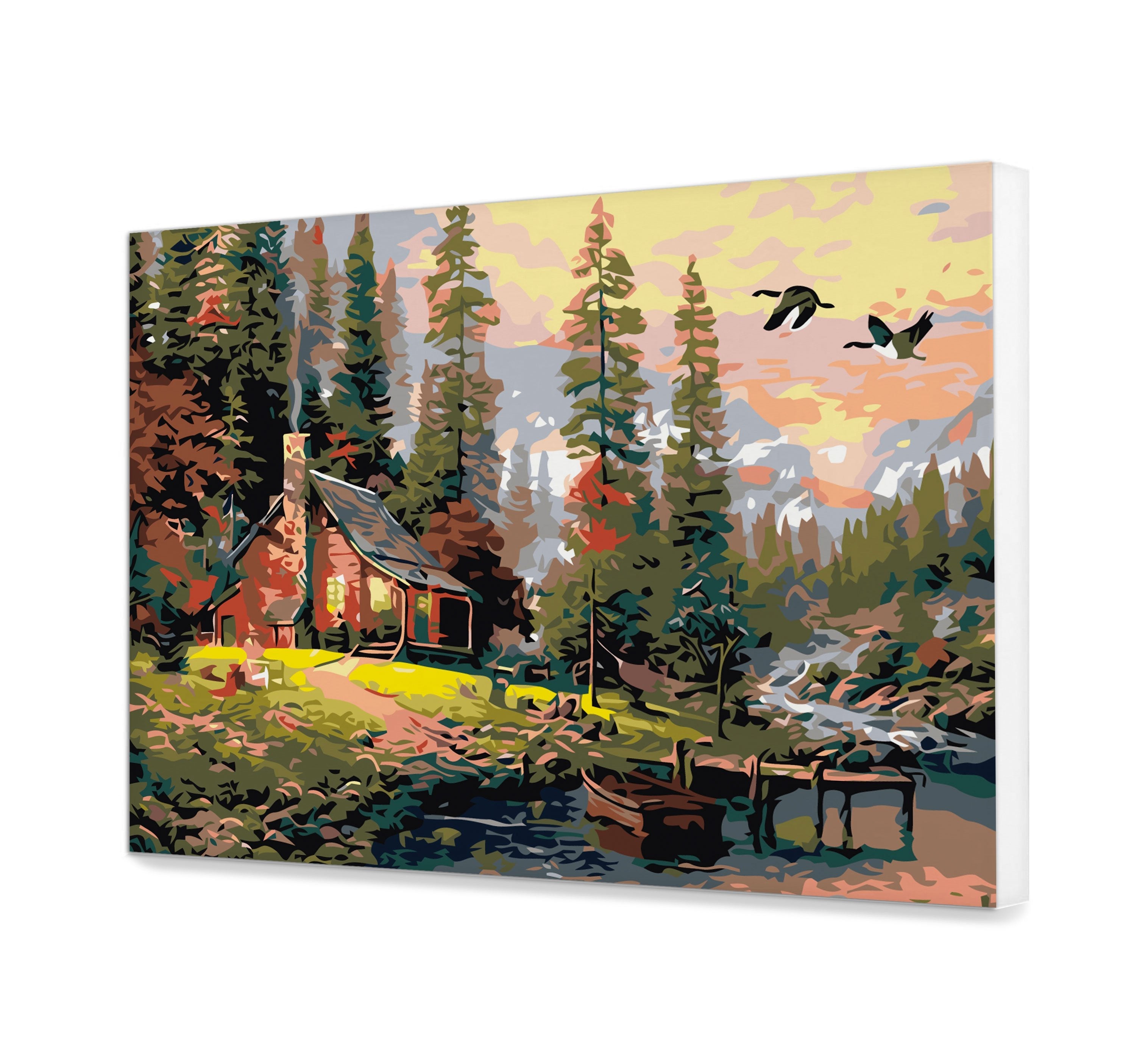 Malovanie podla cisel - Dom V  Lese